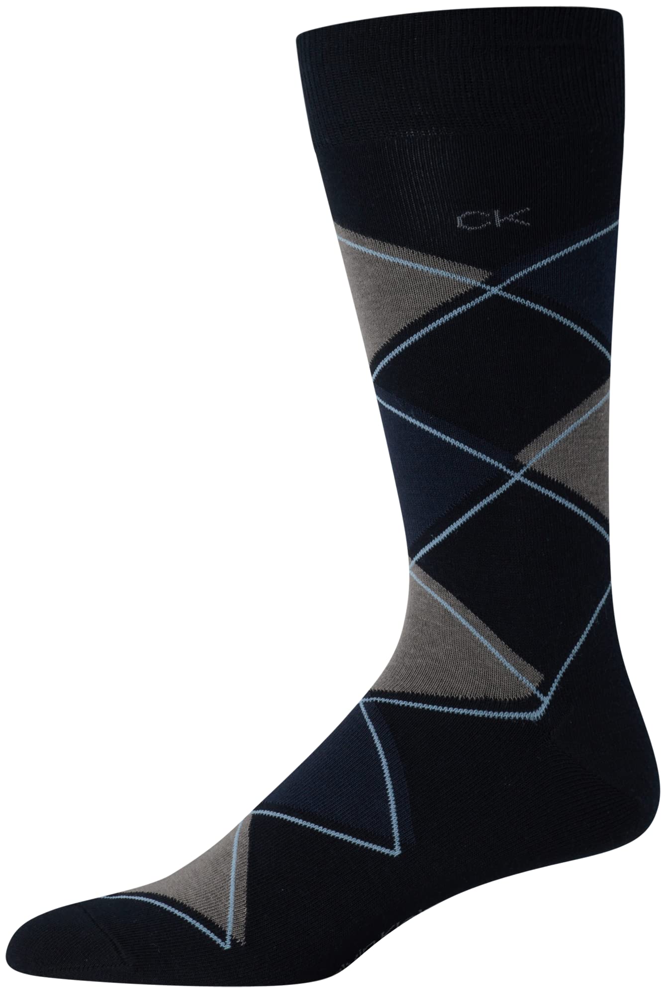 Calvin Klein Men's Dress Socks - Lightweight Cotton Blend Crew Socks (8 Pairs)