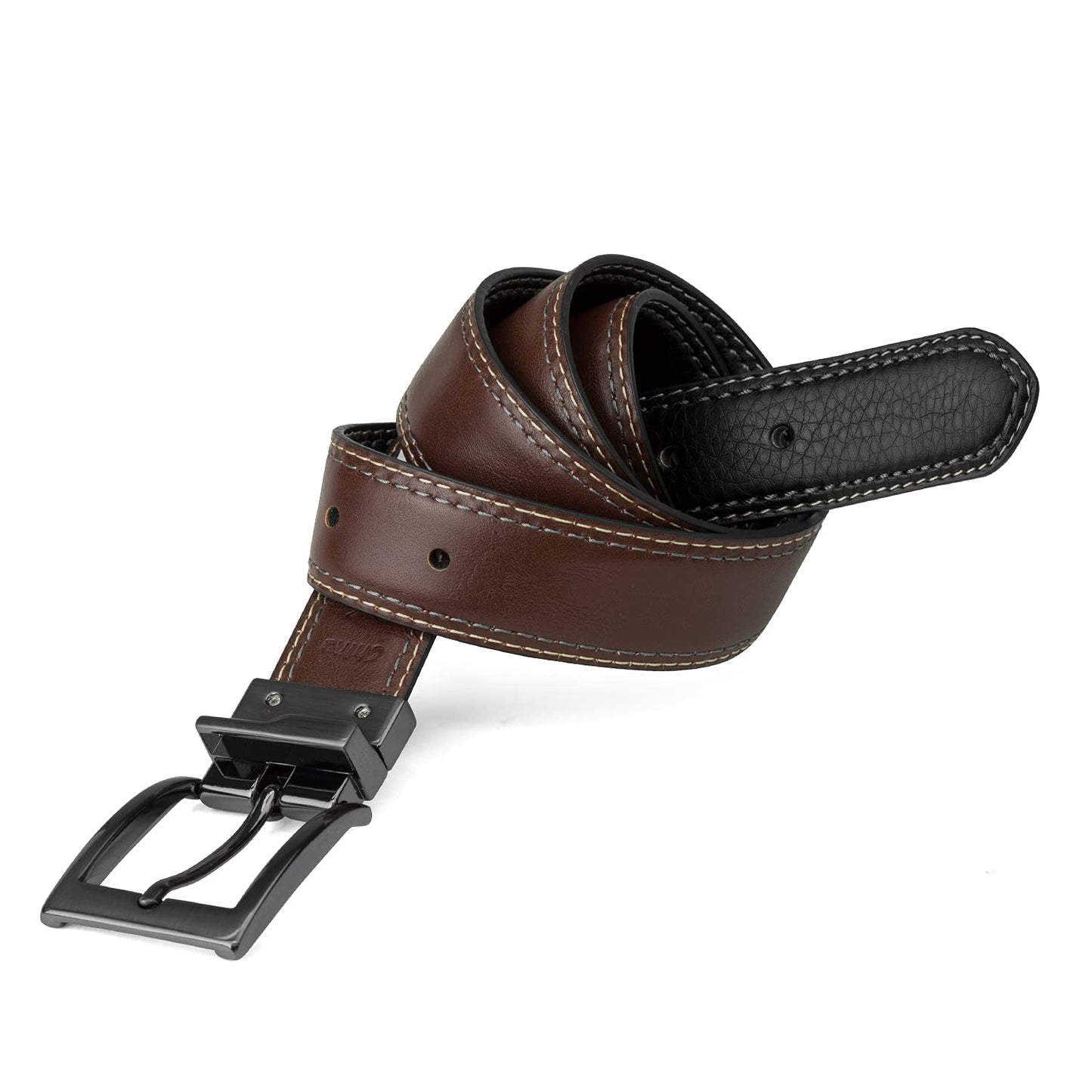 Steve Madden Men's Dress Casual Every Day Leather Belt