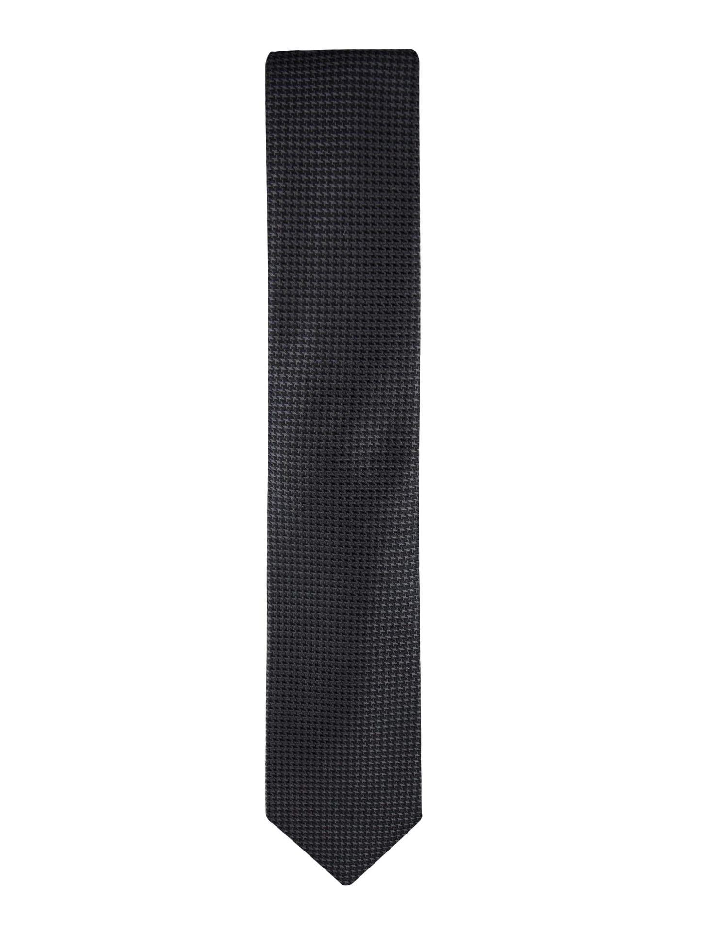 Calvin Klein Men's Classic Black Solid and Pattern Ties (Standard and Extra Long Sizes)