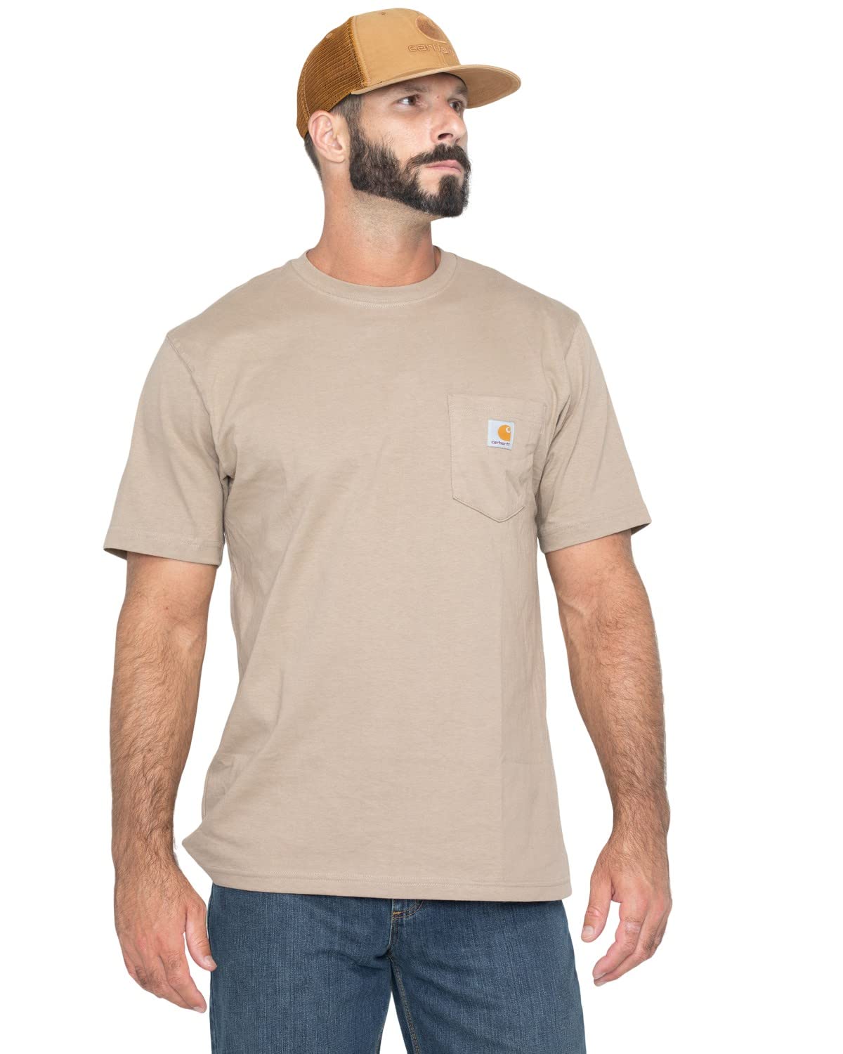 Carhartt Men's Loose Fit Heavyweight Short-Sleeve Pocket T-Shirt