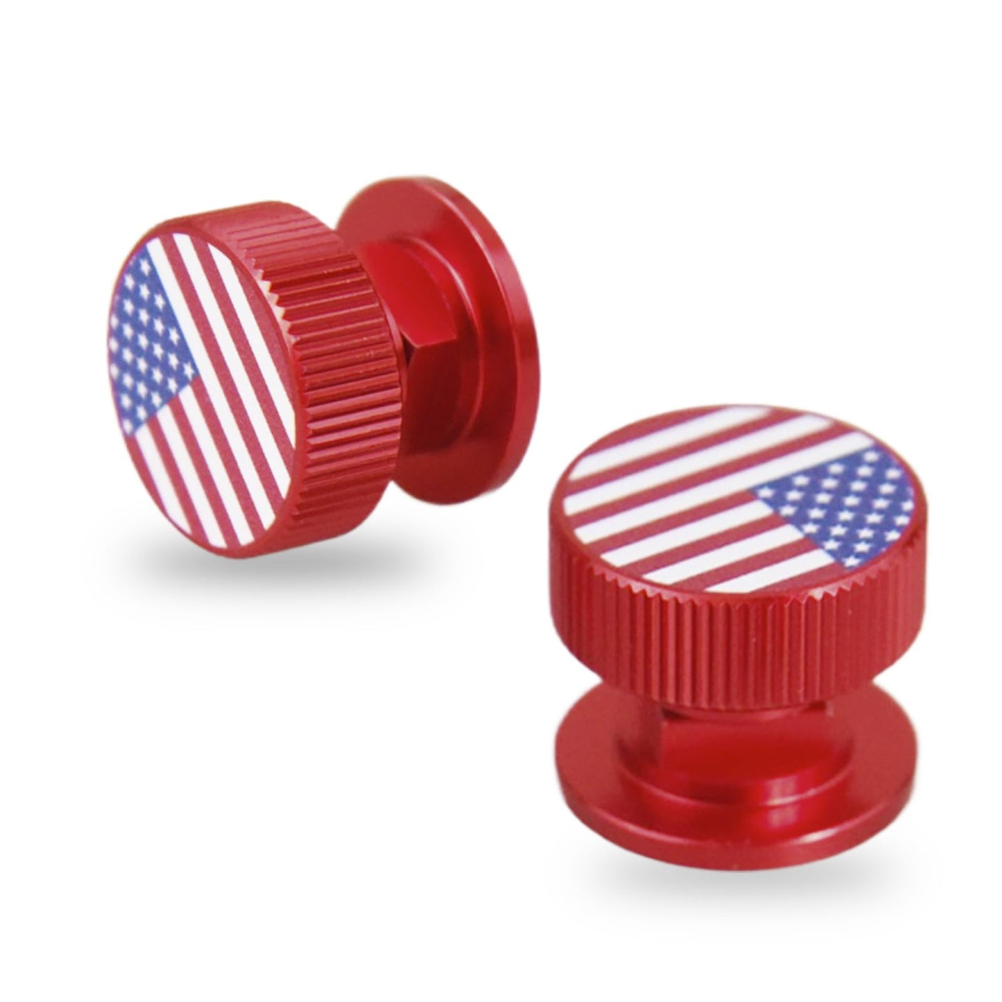 Welding Hood Helmet Pipeliner Fasteners-1Pair USA Flag Pattern Aluminum Helmet Pipeliner Headgear Replacement Parts Accessories Screws Flip Hood, Anti-Rust