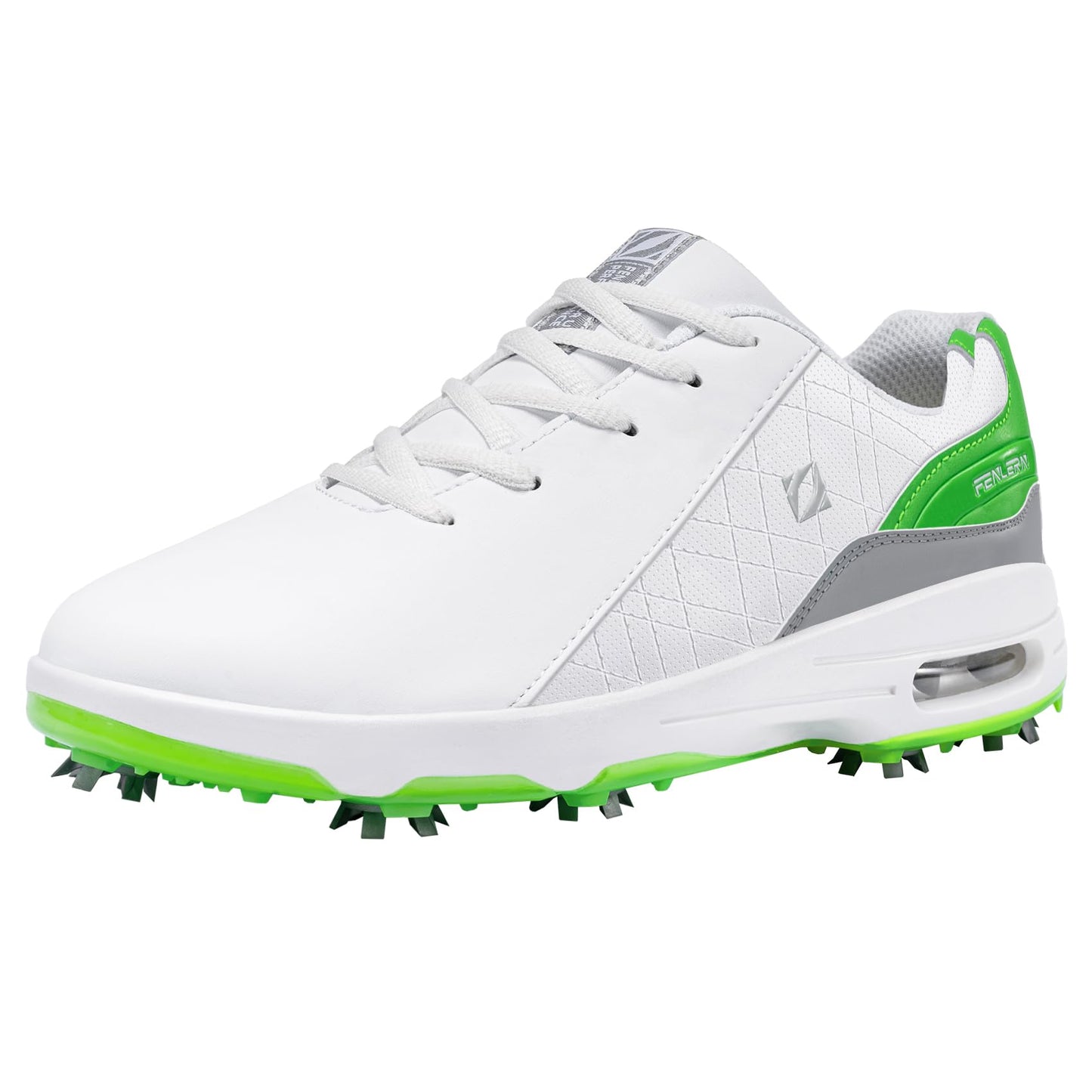 FENLERN Men's Golf Shoes Spiked Waterproof Comfortable Air Cushion F006