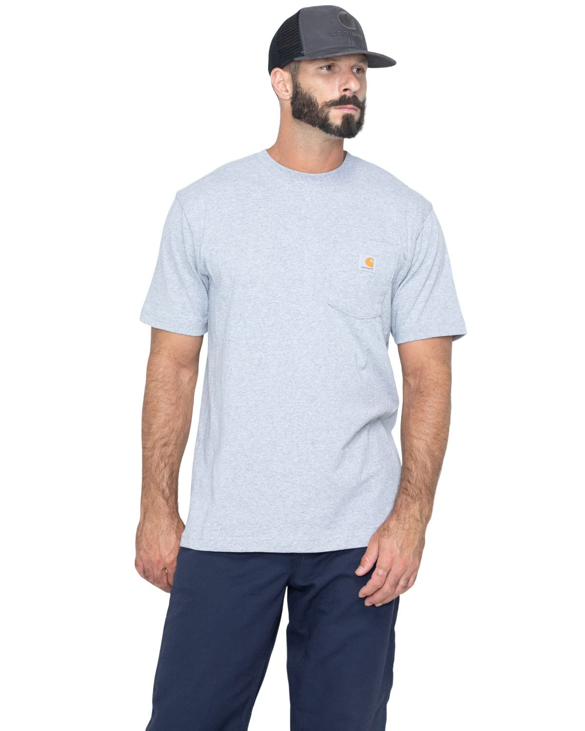 Carhartt Men's Loose Fit Heavyweight Short-Sleeve Pocket T-Shirt