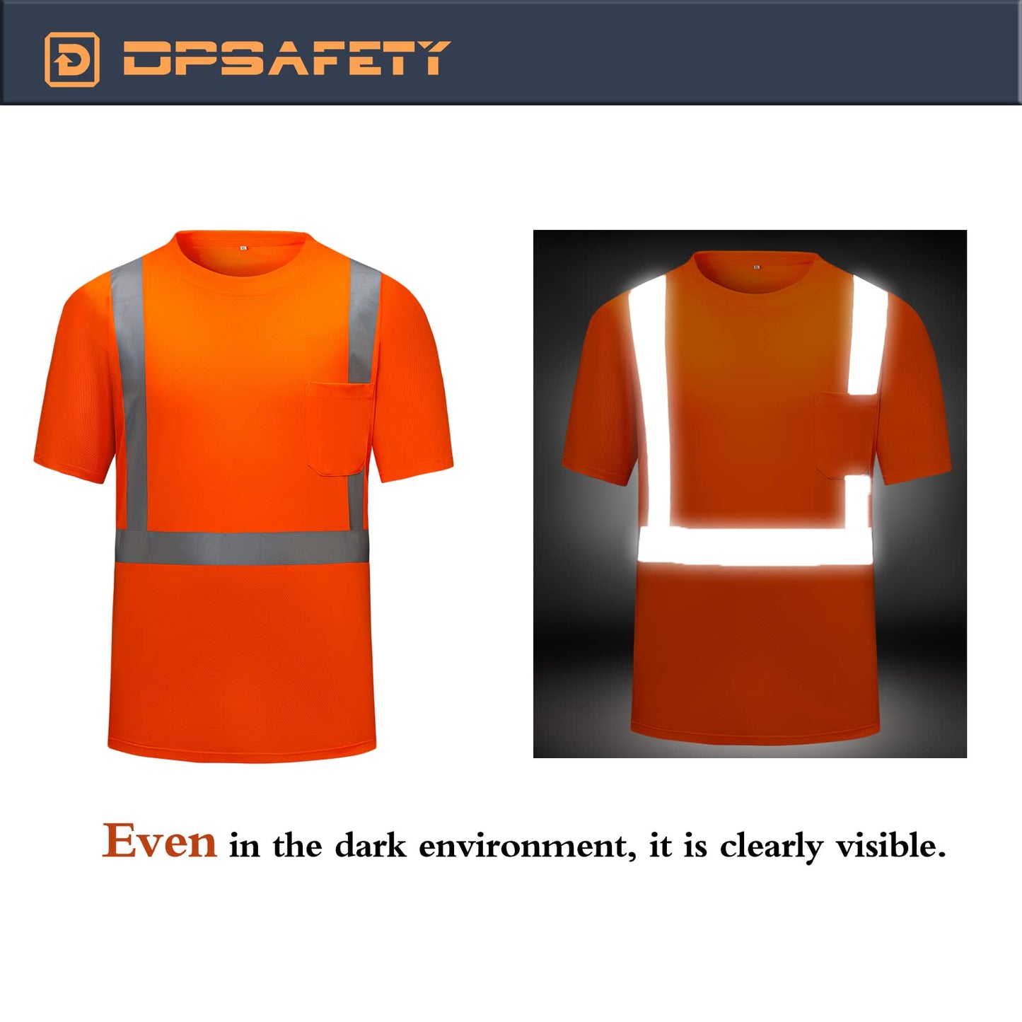 High Visibility Shirts Quick Dry Safety T Shirts with Reflective Strips and Pocket Short Sleeve Mesh Hi Vis Construction Work Class 2 Shirt for Men/Women Black Bottom Lime,Medium