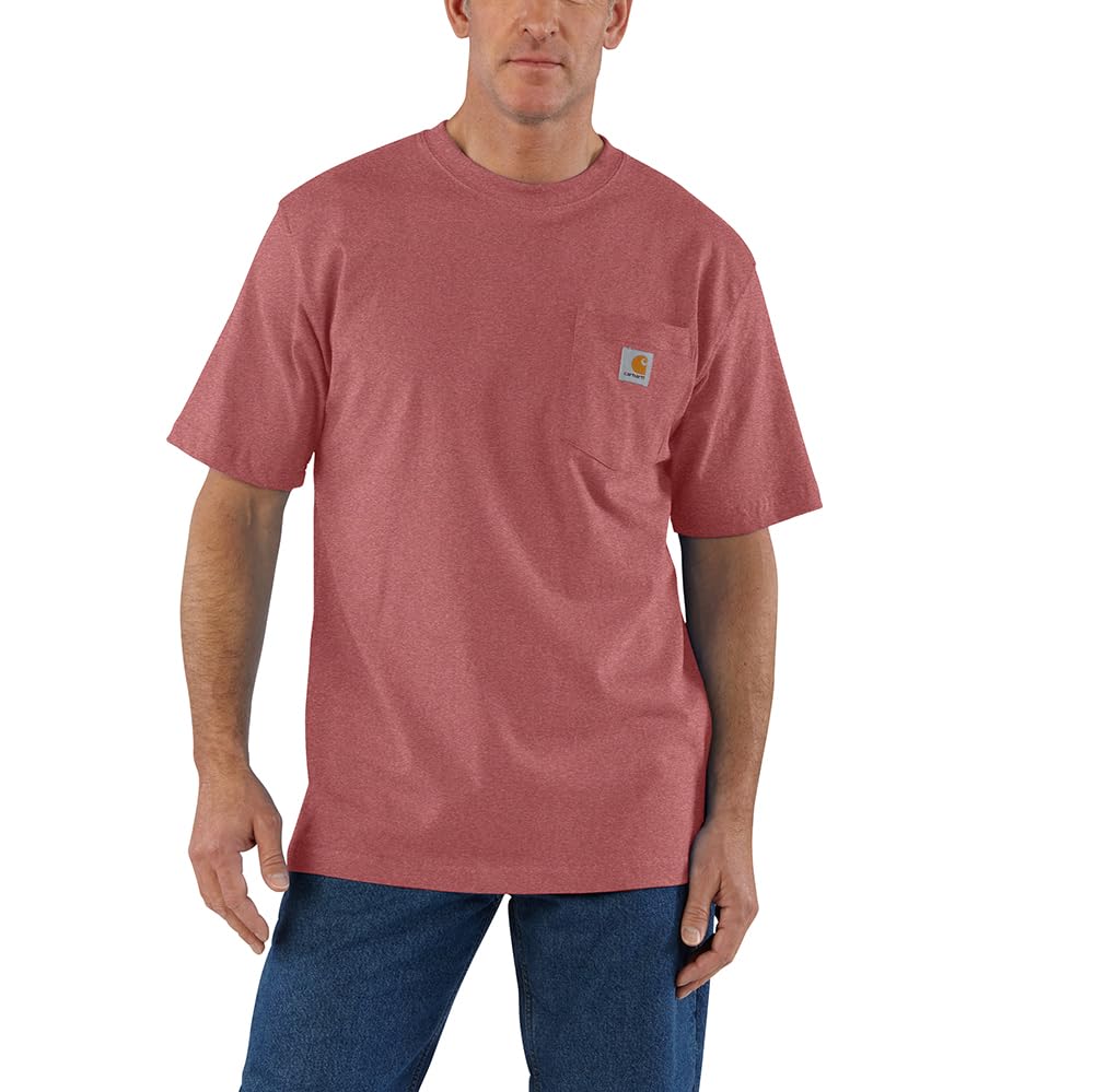 Carhartt Men's Loose Fit Heavyweight Short-Sleeve Pocket T-Shirt