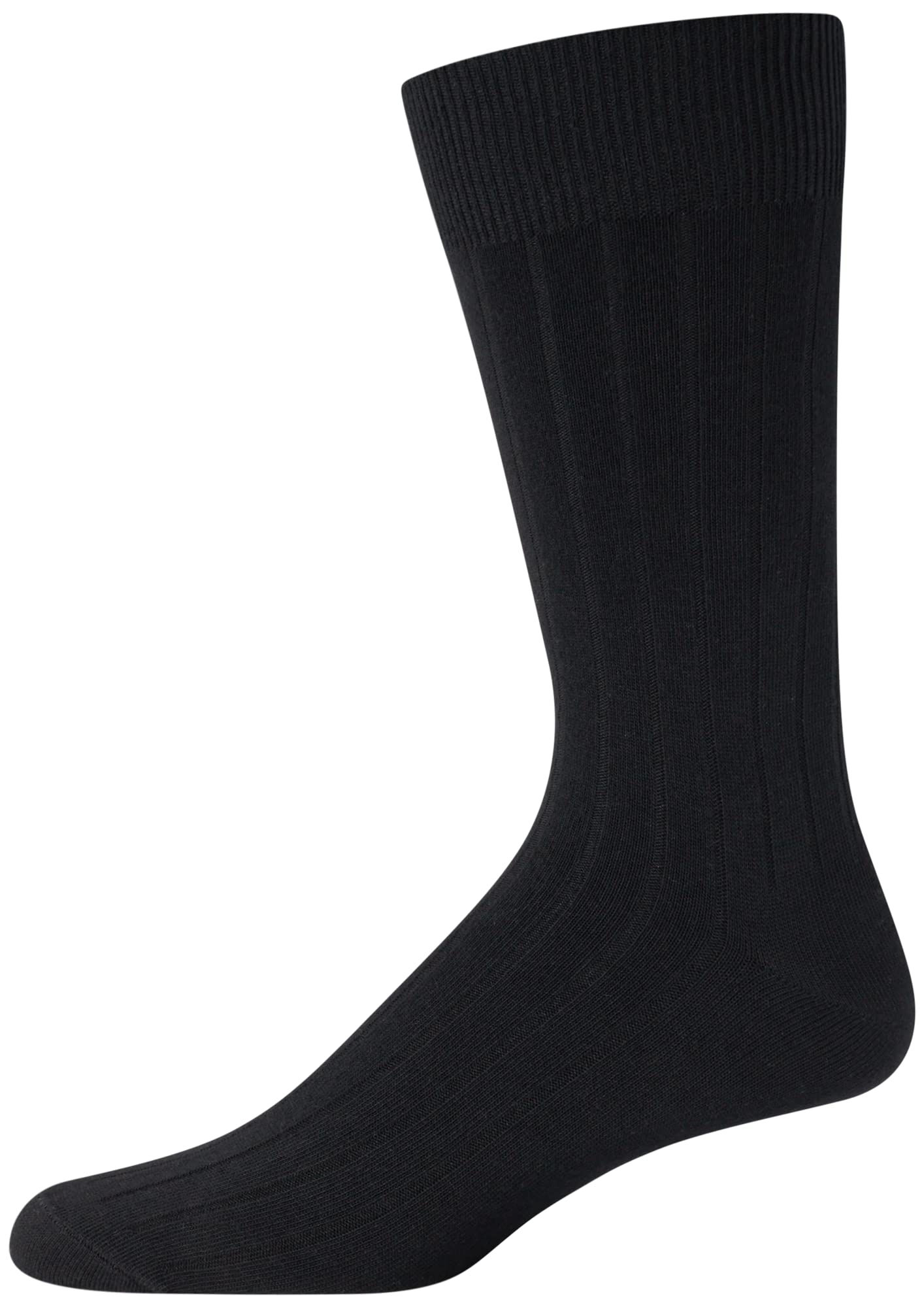 Calvin Klein Men's Crew Socks - 4 Pack Lightweight Combed Cotton Blend Dress Socks - Breathable Socks for Men (7-12)