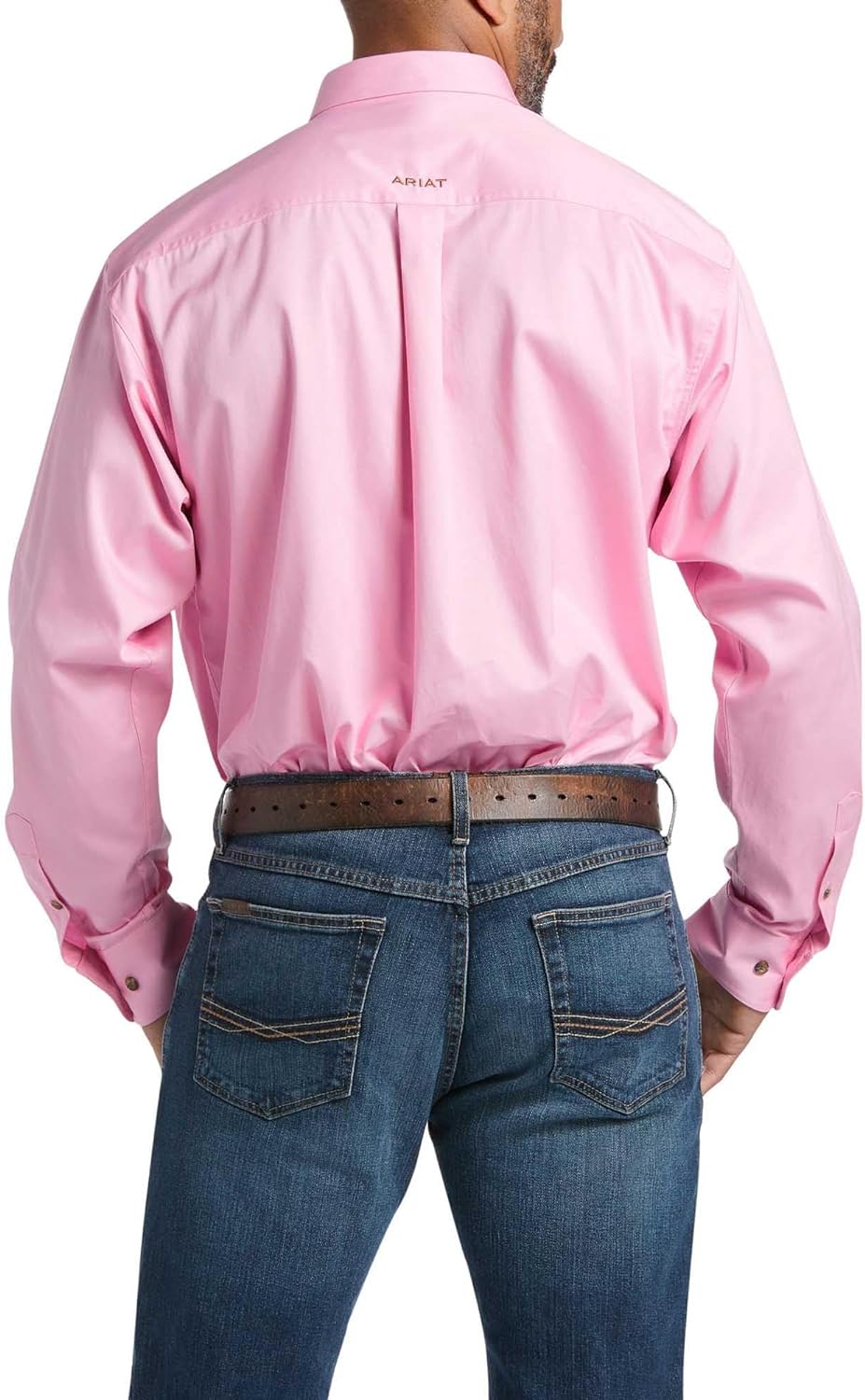 Ariat Solid Twill Classic Fit Shirt - Men's Long Sleeve Western Button-Down