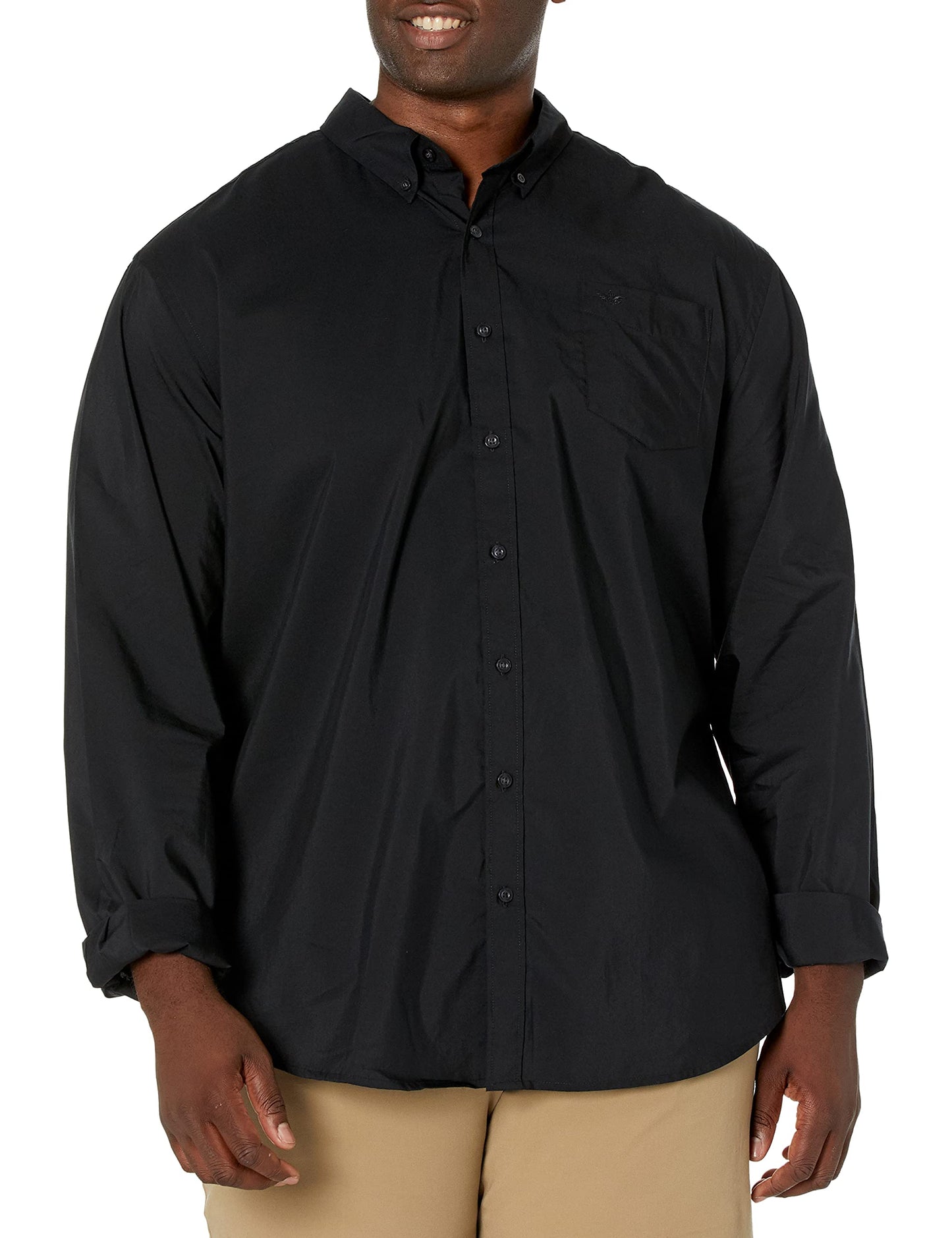 Dockers Men's Classic Fit Long Sleeve Signature Comfort Flex Shirt (Standard and Big & Tall)