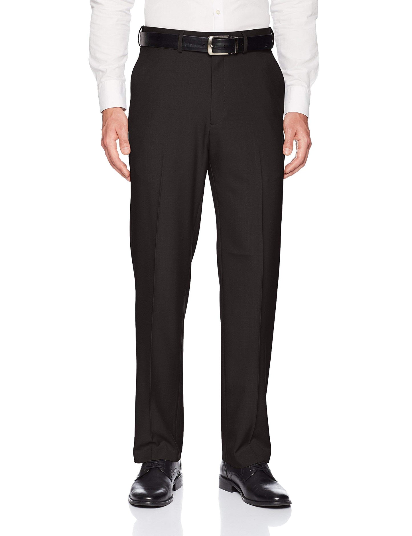 Haggar Men's Premium Comfort Classic Fit Flat Front Hidden Comfort Waistband Pant (Regular and Big & Tall Sizes)