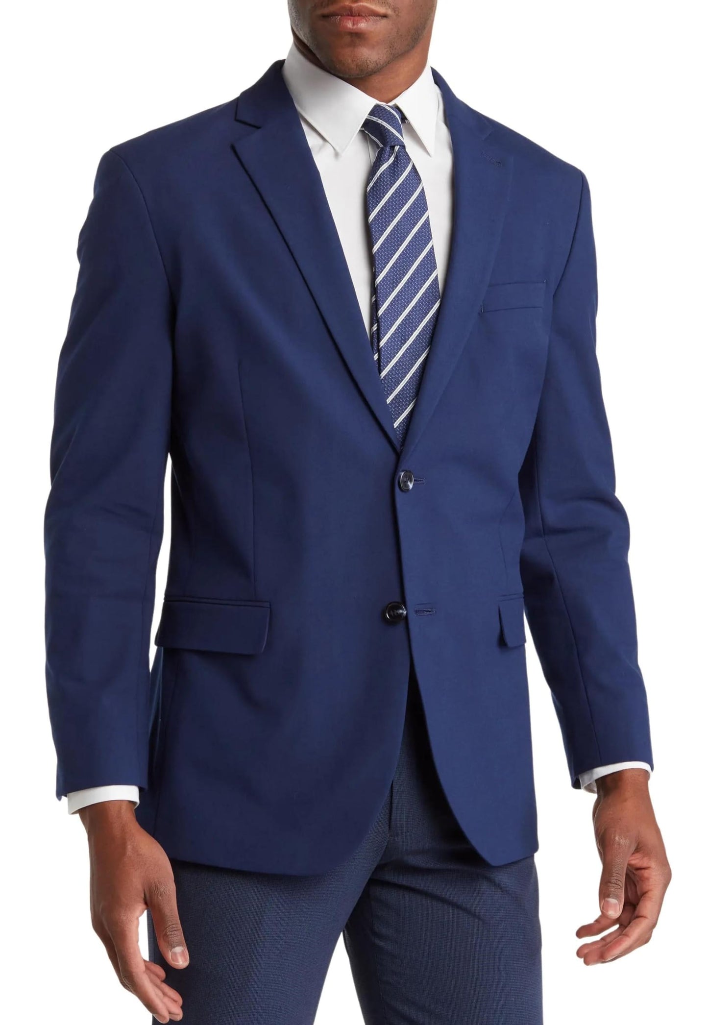 Adam Baker Men's Single Breasted Ultra Slim Fit Wool Blazer/Sport Coat - Many Styles and Colors