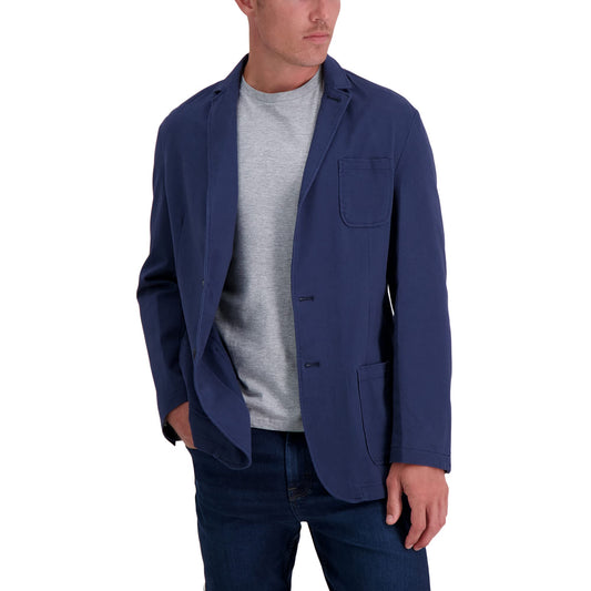 HAGGAR mens Smart Wash Highland Blazer