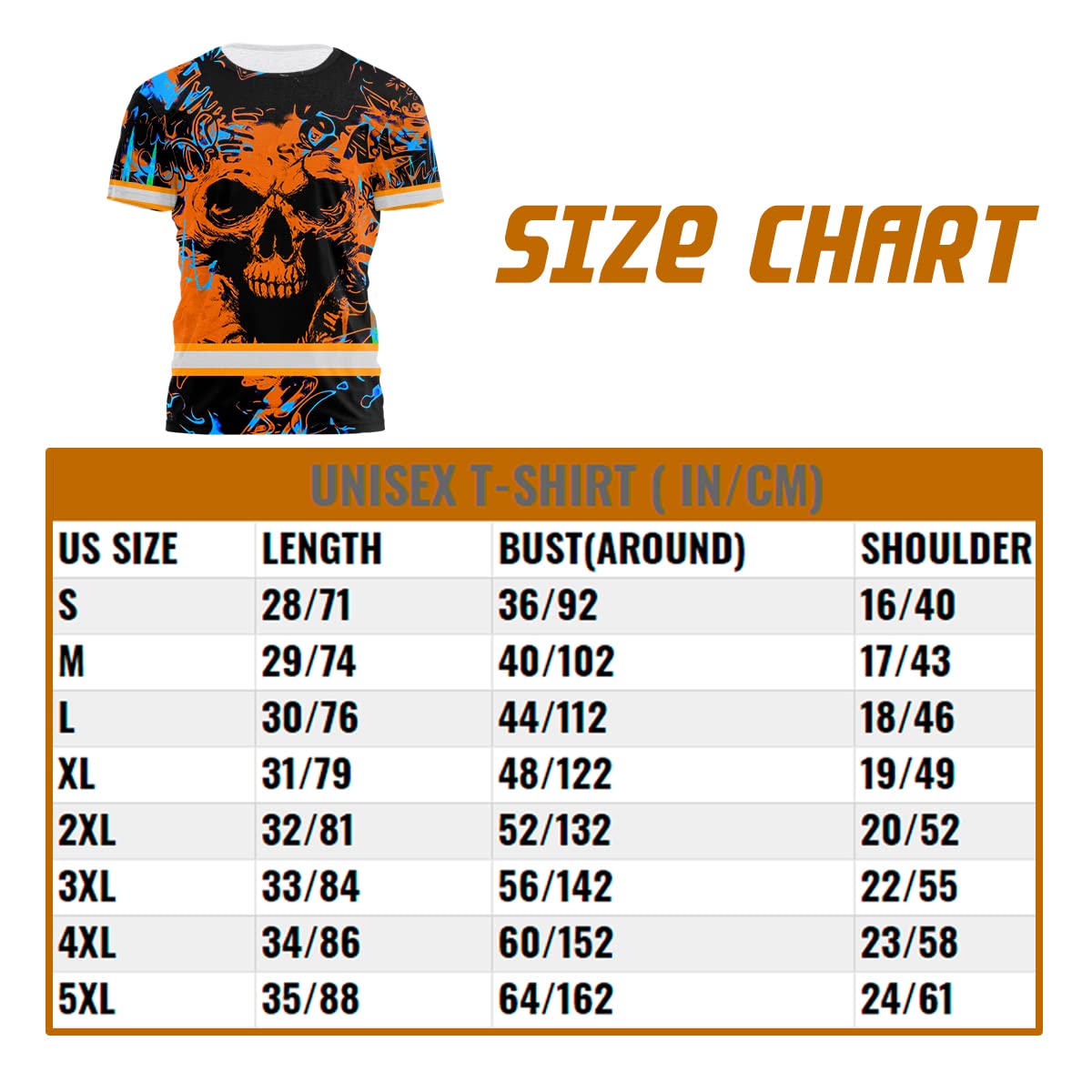 Color US Flag Skull High Visibility Shirt for Men Custom Name Safety Shirts Workwear for Patriotic, Runners