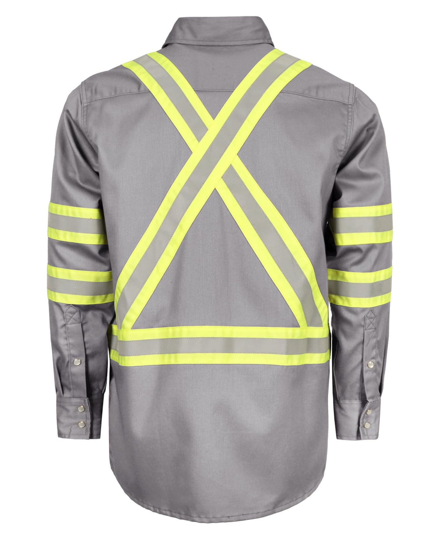 TICOMELA FR Shirts for Men High Visibility/Hi Vis Flame Resistant/Fire Retardant Shirt 6.5oz Men's Welding Shirts