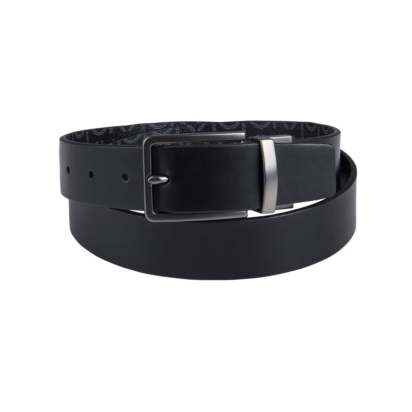 Calvin Klein Men's Two-in-One Reversible Rotative Buckle Casual Dress Belt