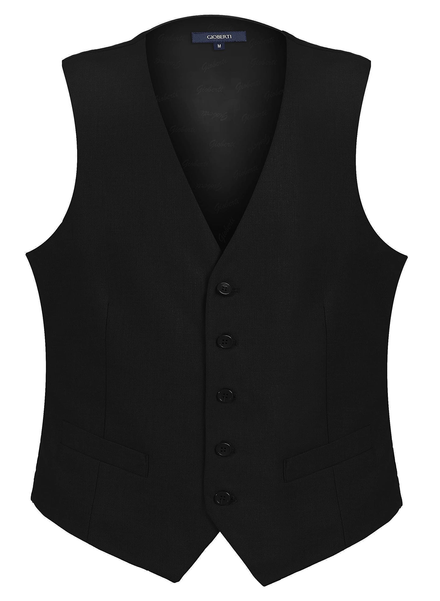 Gioberti Men's Formal Suit Vest Fit for Business or Casual Dress