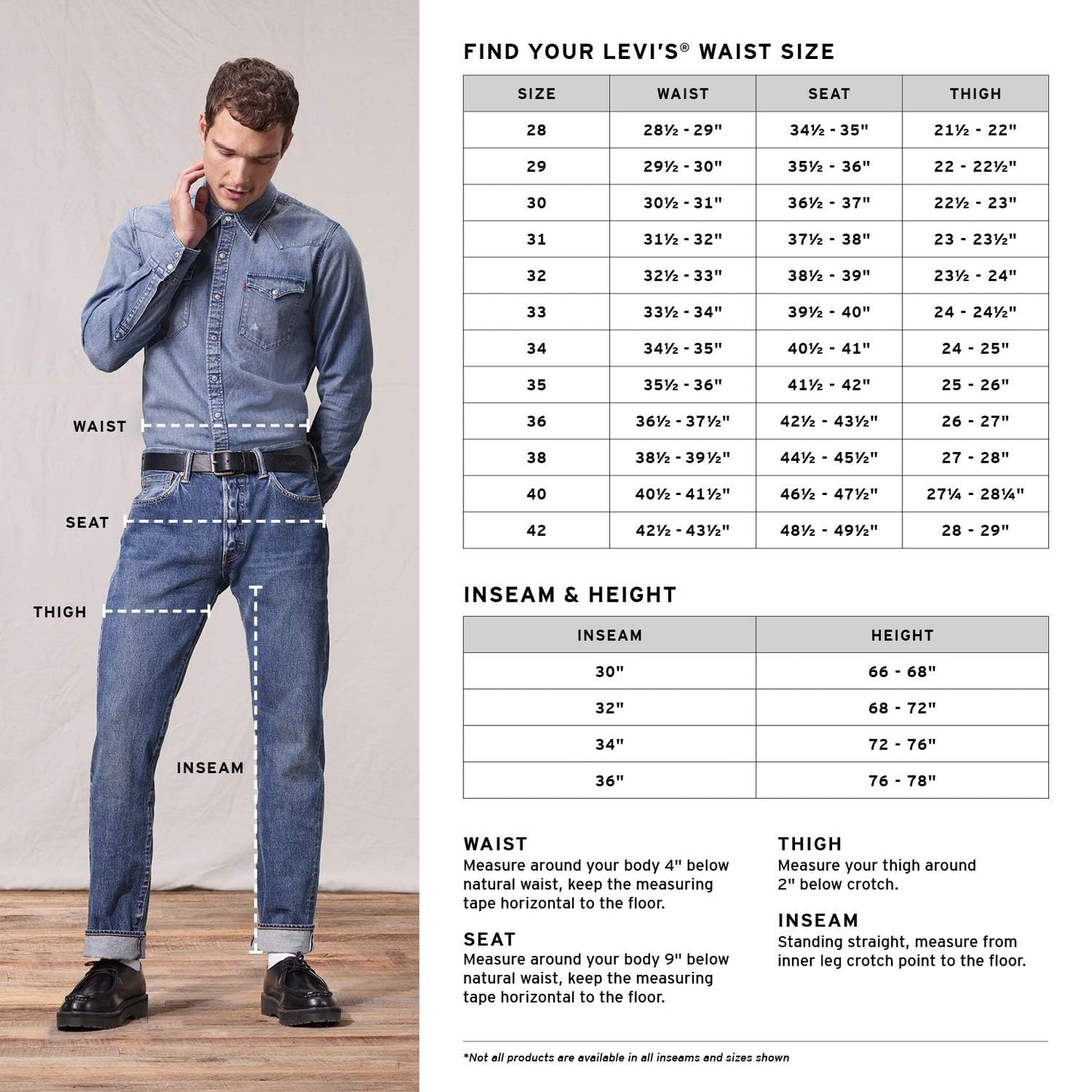 Levi's Men's 505 Regular Fit Jeans (Also Available in Big & Tall)