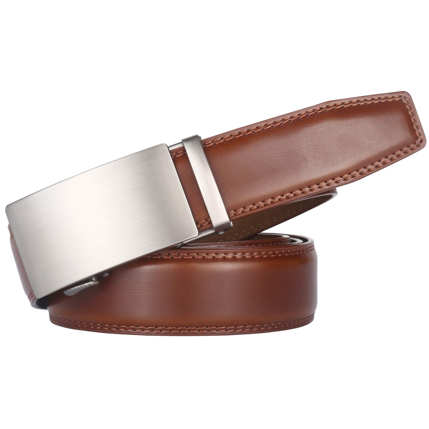 Lavemi Men's Real Leather Ratchet Dress Casual Belt, Cut to Exact Fit,Elegant Gift Box