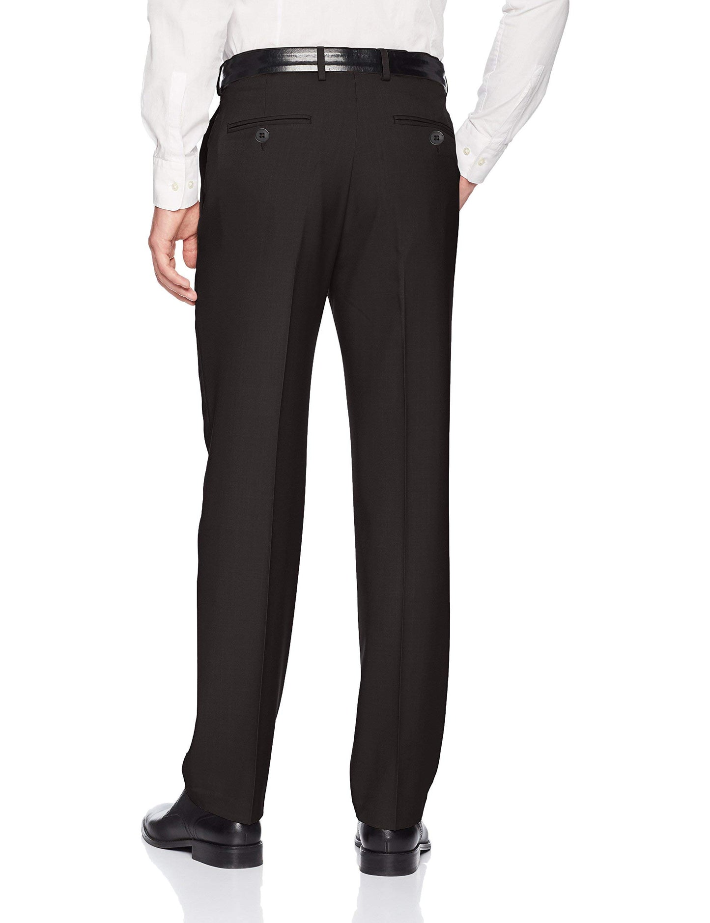 Haggar Men's Premium Comfort Classic Fit Flat Front Hidden Comfort Waistband Pant (Regular and Big & Tall Sizes)