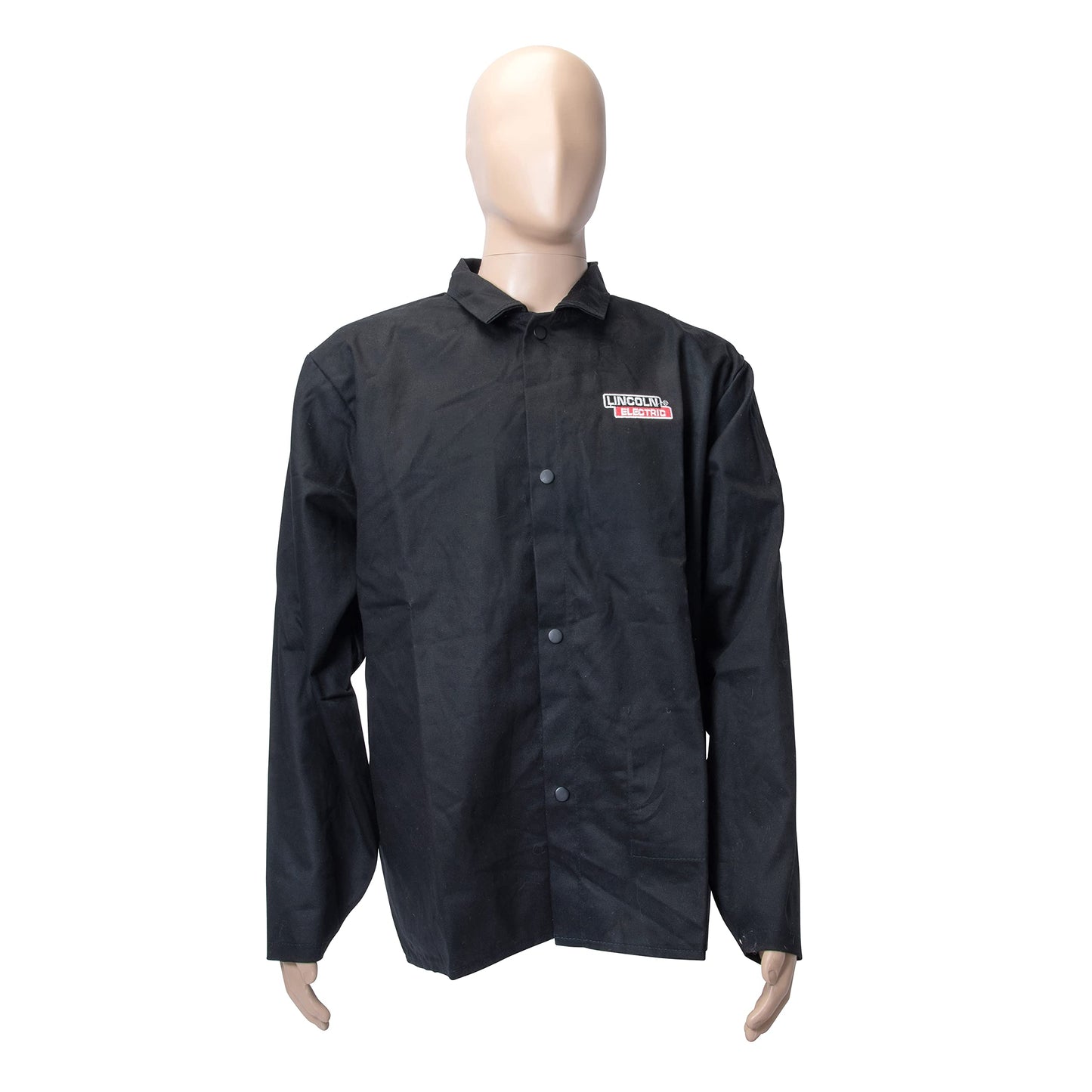 Lincoln Electric Black Flame-Resistant Cloth Welding Jacket