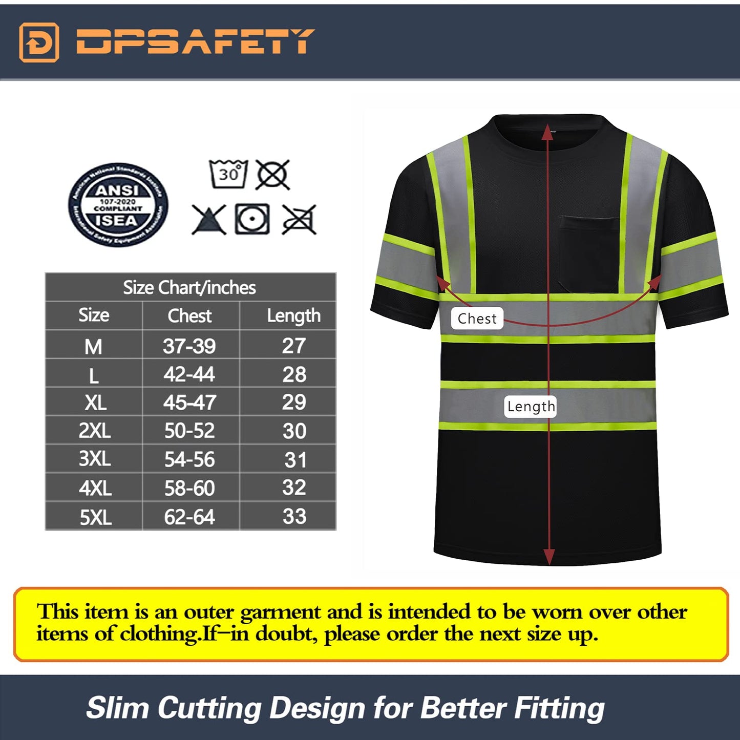 High Visibility Shirts Quick Dry Safety T Shirts with Reflective Strips and Pocket Short Sleeve Mesh Hi Vis Construction Work Class 2 Shirt for Men/Women Black Bottom Lime,Medium