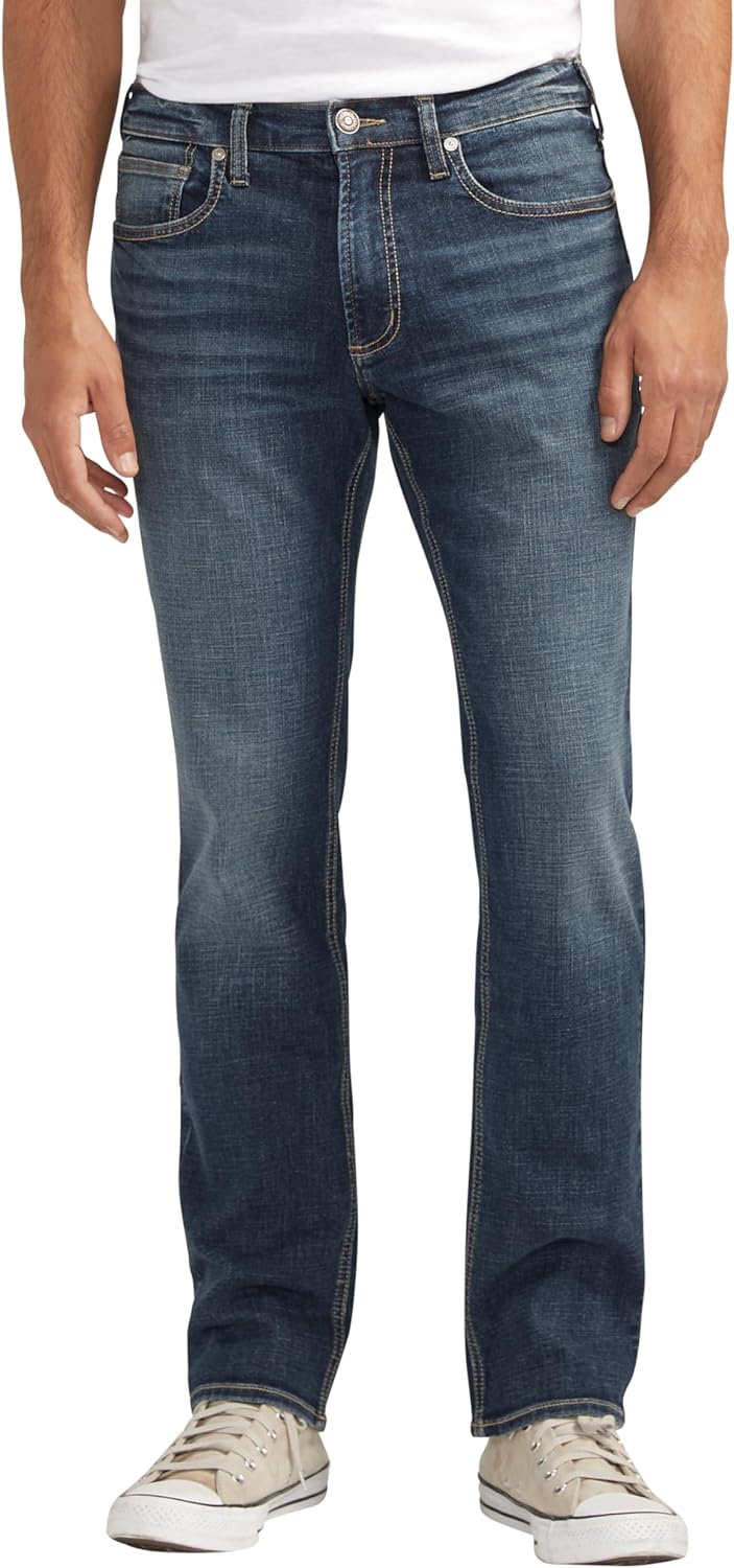 Silver Jeans Co. Men's Allan Slim Fit Straight Leg Jeans