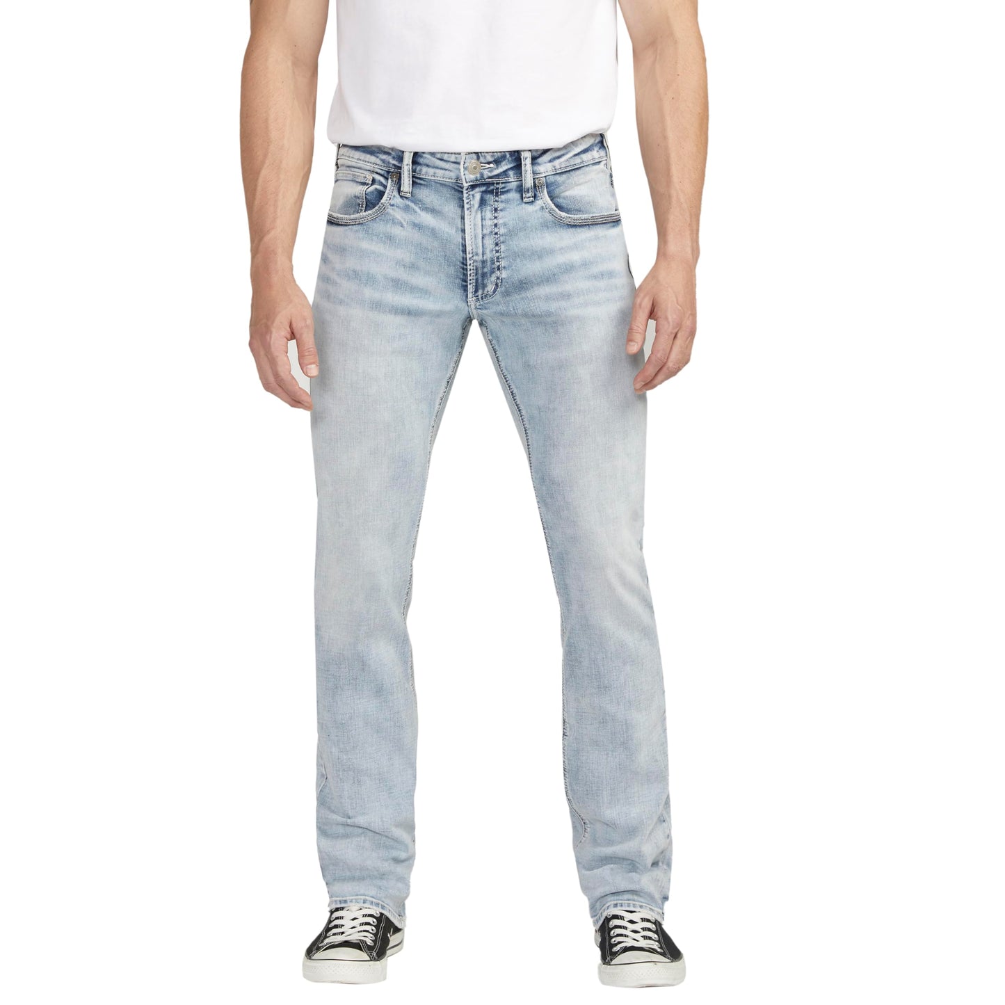 Silver Jeans Co. Men's Allan Slim Fit Straight Leg Jeans