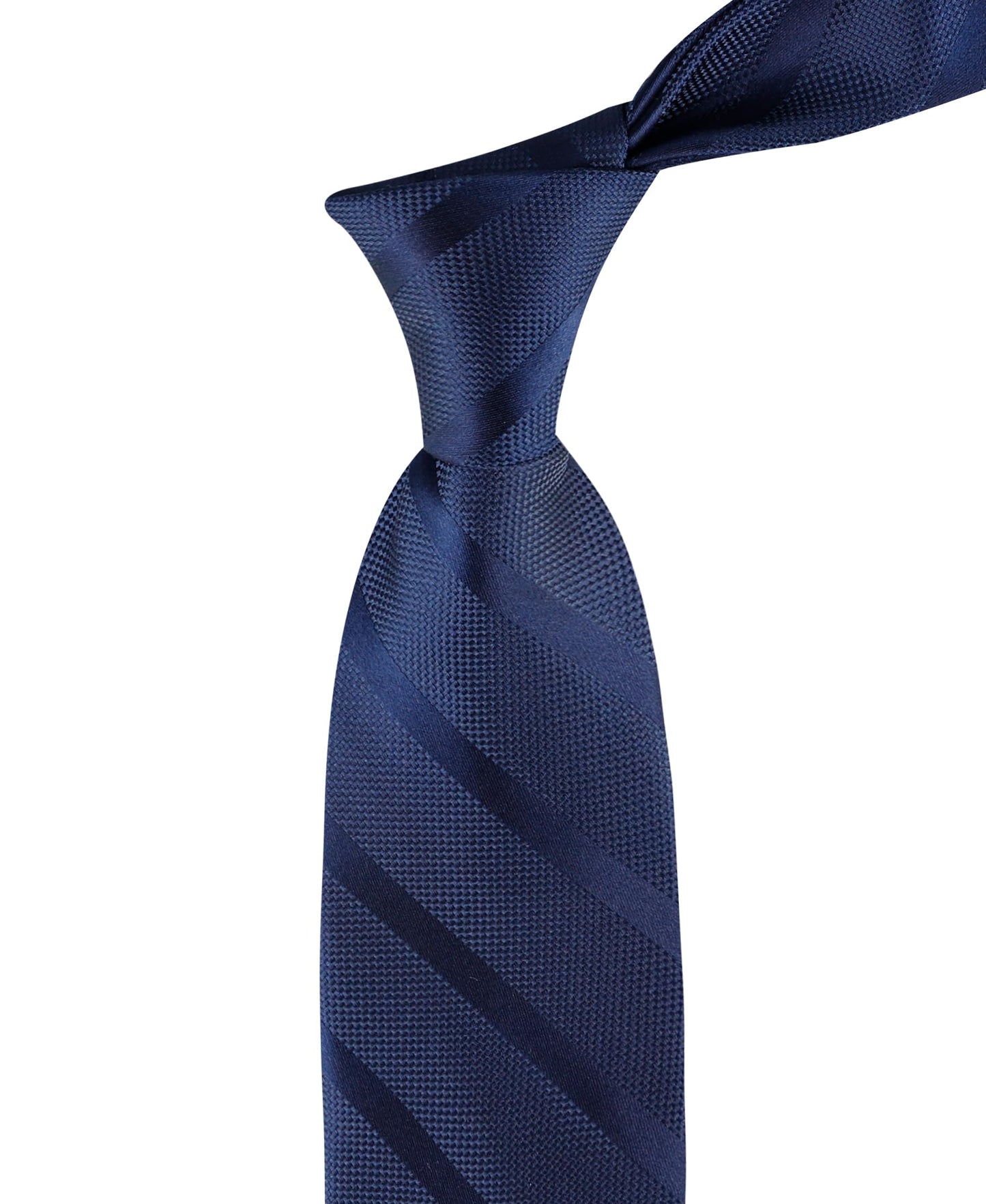 Tommy Hilfiger Men's Classic Solid Textured Stripe Tie