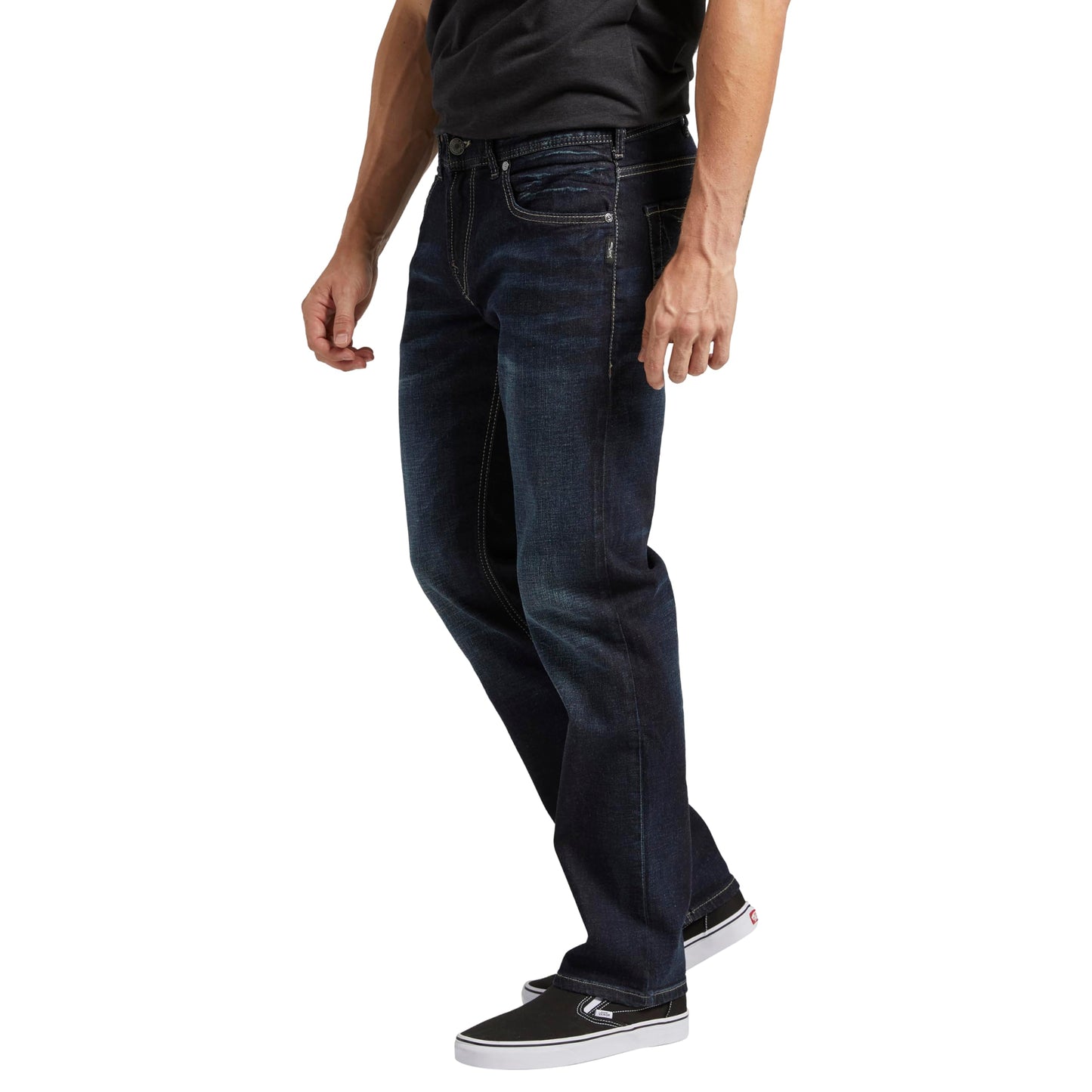 Silver Jeans Co. Men's Allan Slim Fit Straight Leg Jeans