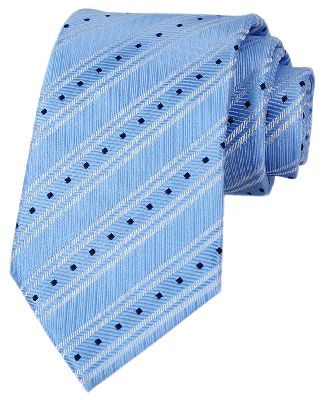 Kihatwin Men's Gingham Check Stripe Ties Pattern Business Formal Designer Neckties 3.15"