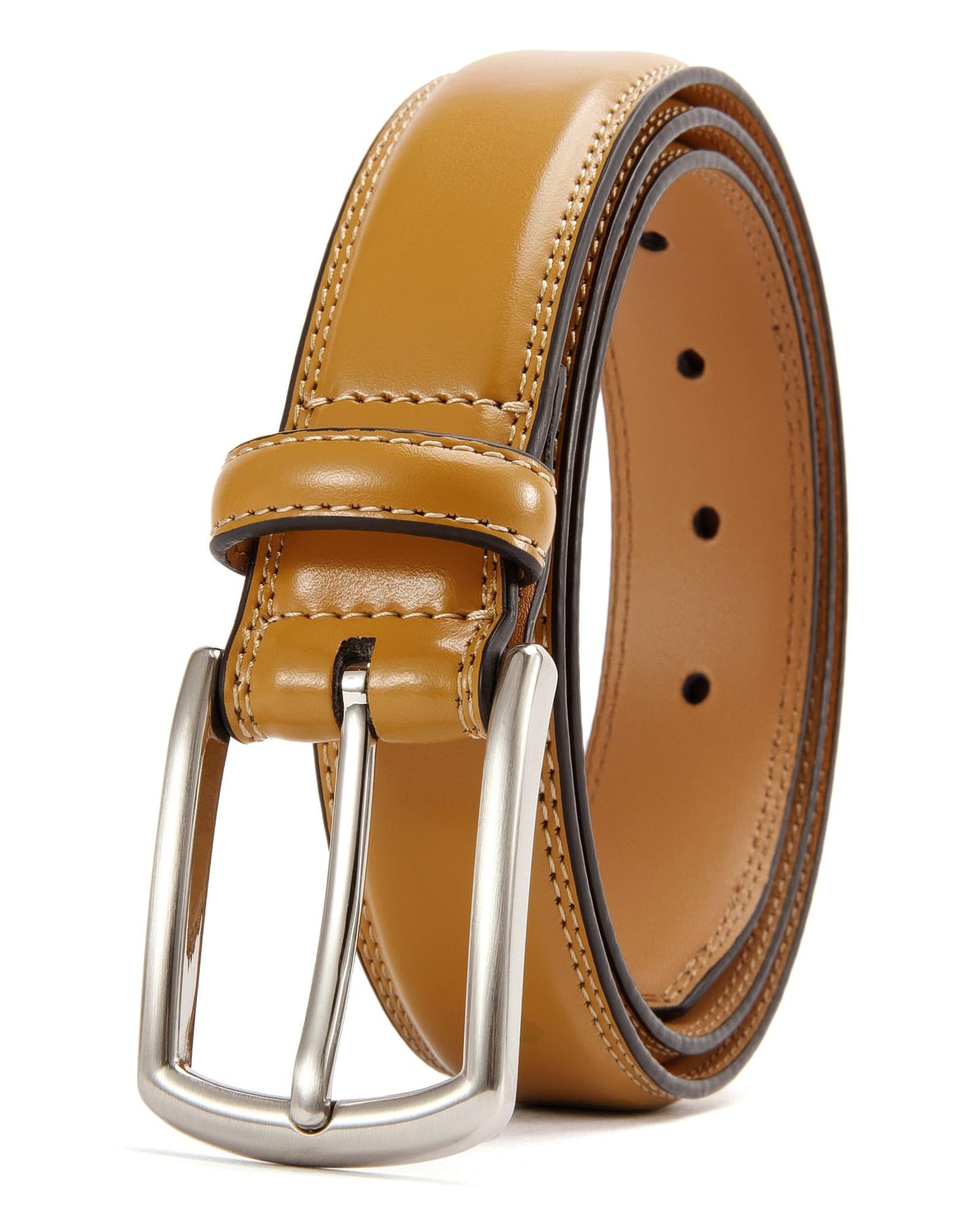 CHAOREN Mens Belts Leather - Belts for Men 1 1/8" Mens Dress Belt - Perfect Companion to Mens Shoes