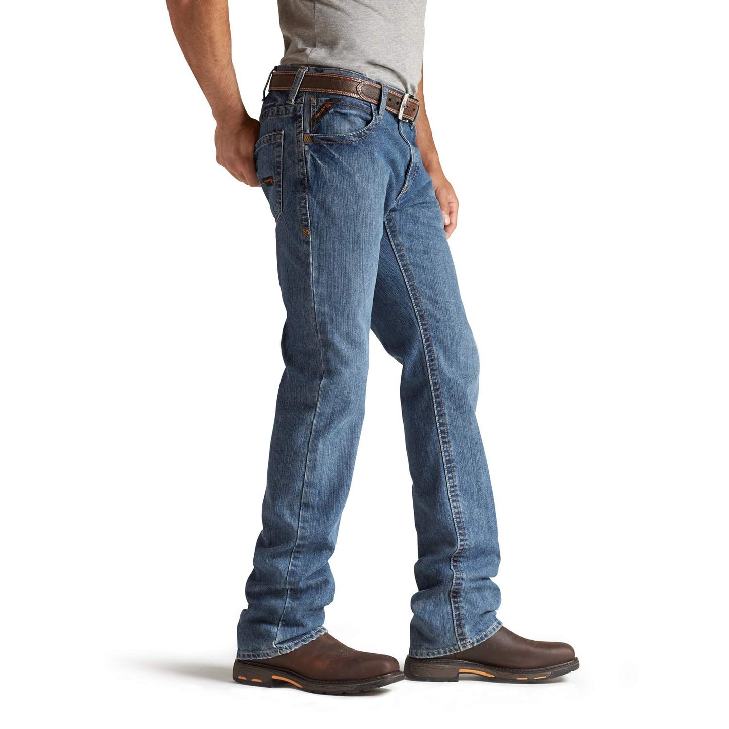 ARIAT Men's Fr M4 Low Wise Boot Cut Jean