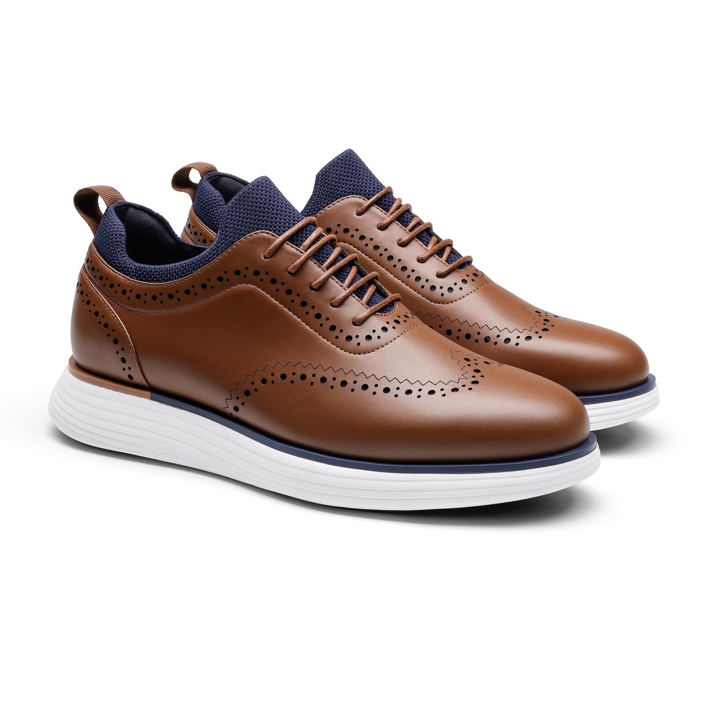 Bruno Marc Men's MaxFlex Dress Sneakers Oxfords Casual Wingtip Brogue Shoes