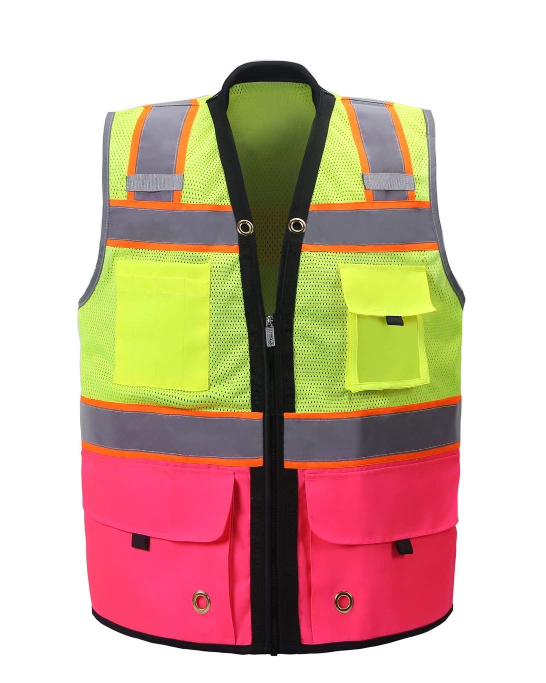 Shine Bright Safety Vest - High Visibility with Reflective Straps and Pockets – Premium, Soft, Durable, and Breathable