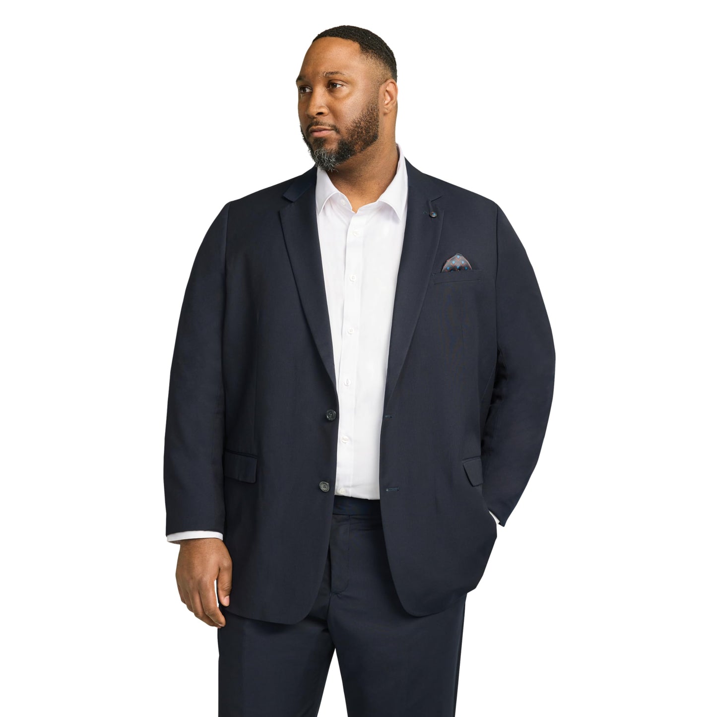 Johnny Bigg Men's Raymond Suit Jacket with Two- Button Closure | Big and Tall