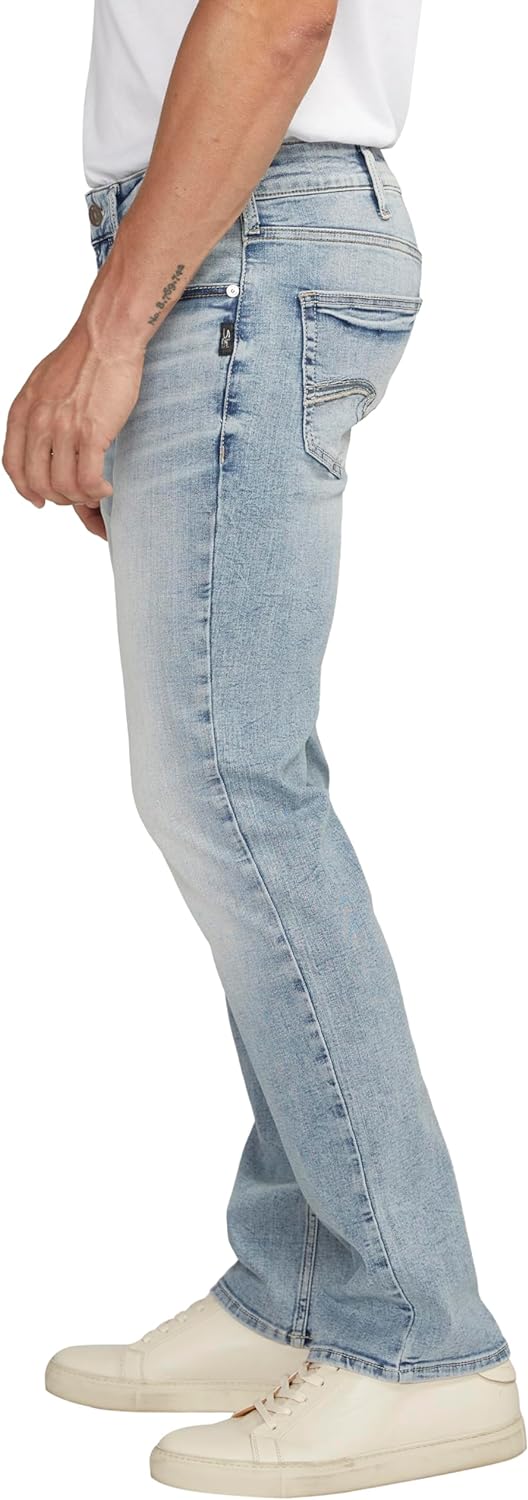 Silver Jeans Co. Men's Allan Slim Fit Straight Leg Jeans