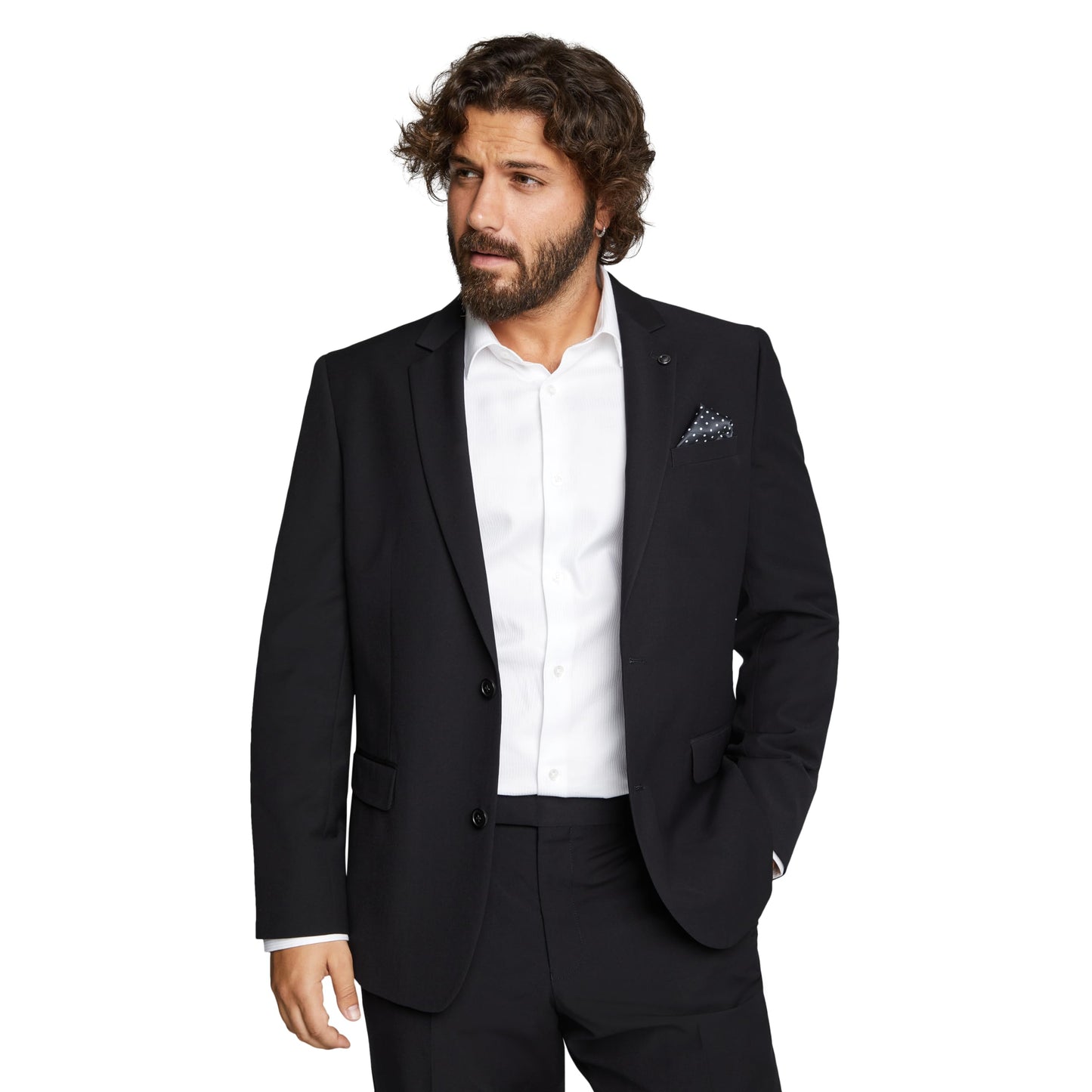 Johnny Bigg Men's Raymond Suit Jacket with Two- Button Closure | Big and Tall