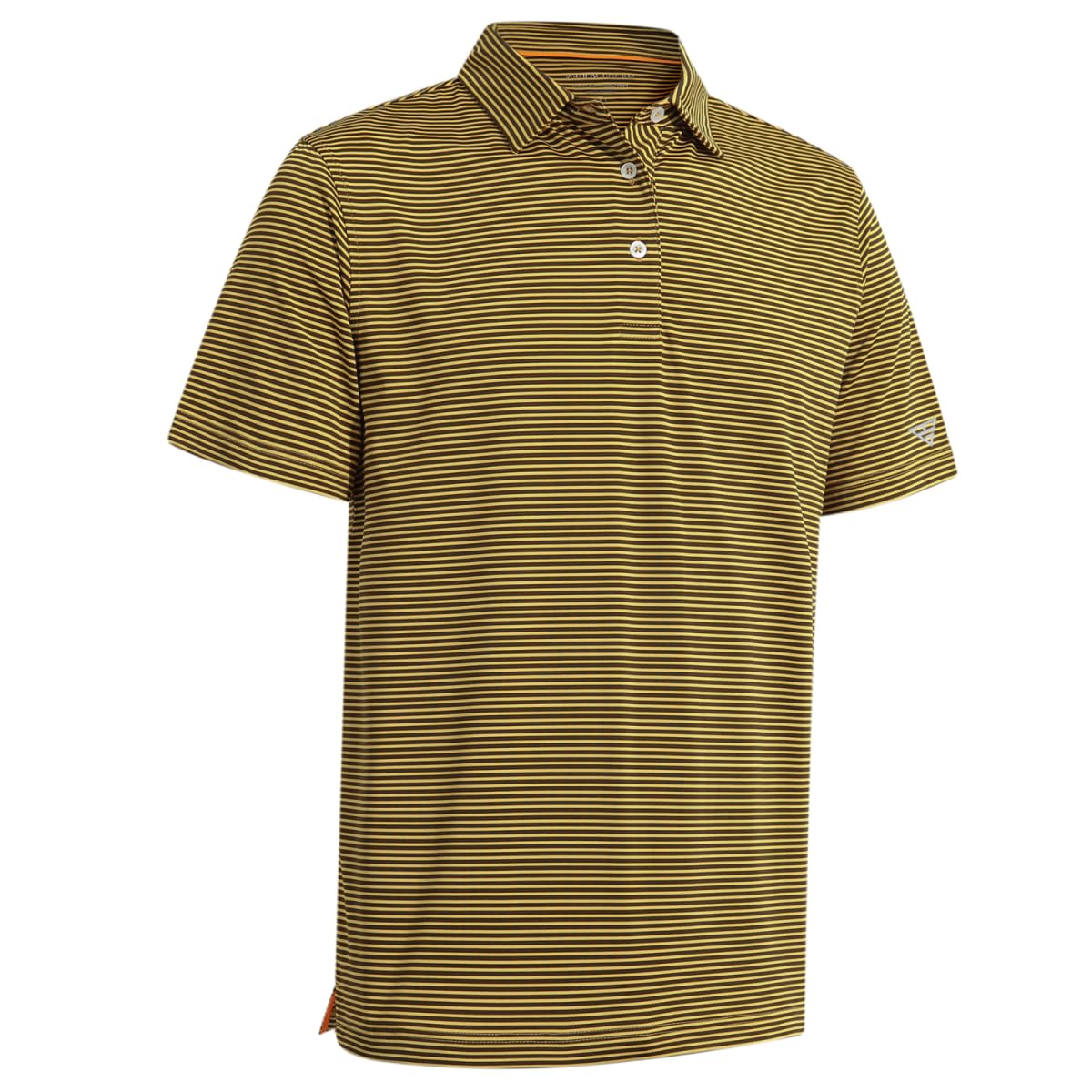 Men's Golf Polo Shirts Short Sleeve Striped Performance Moisture Wicking Dry Fit Golf Shirts for Men