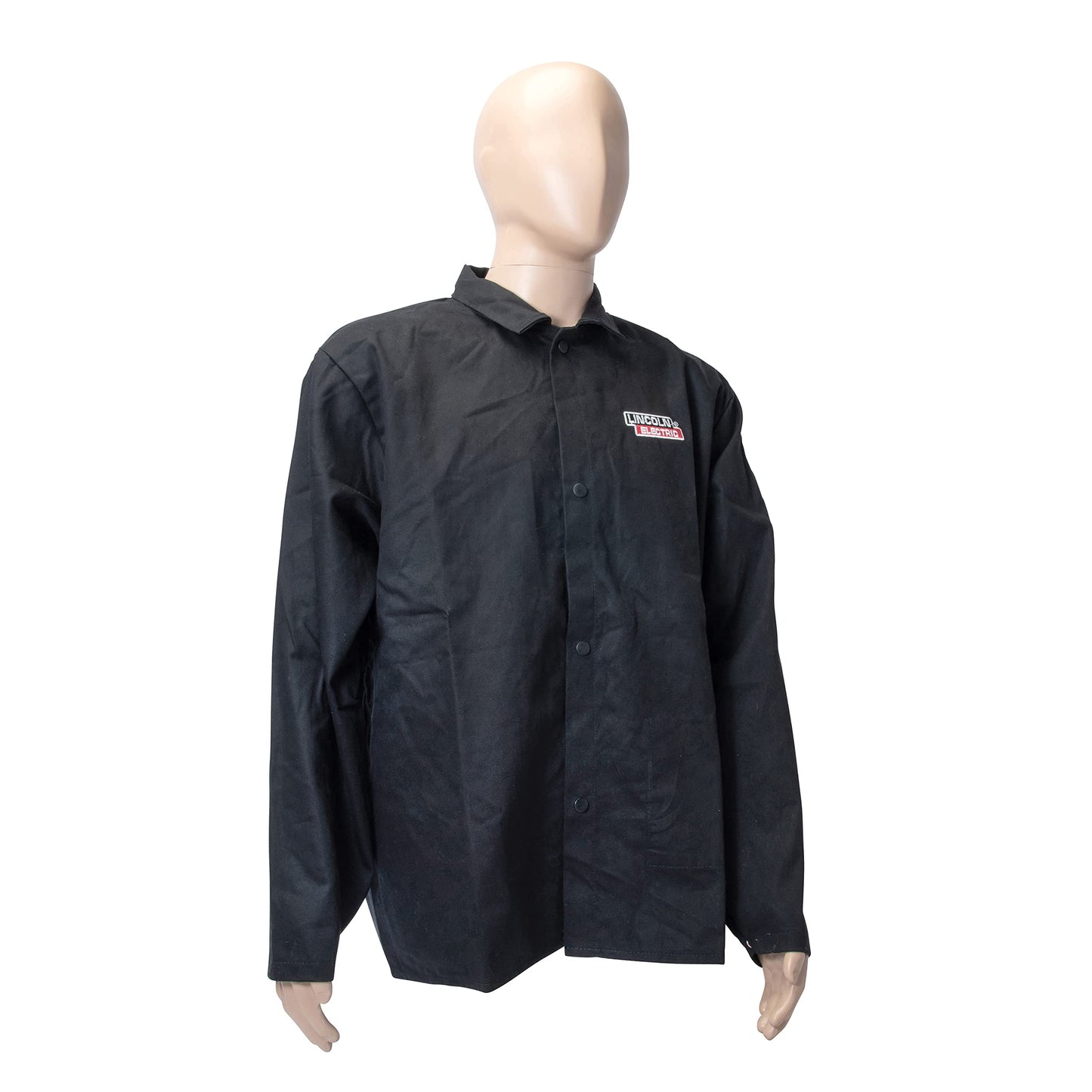 Lincoln Electric Black Flame-Resistant Cloth Welding Jacket