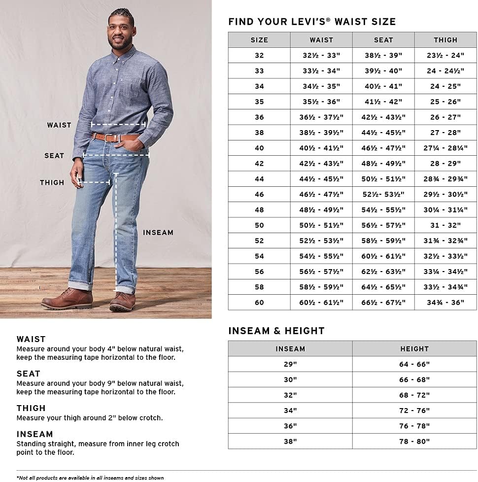 Levi's Men's 505 Regular Fit Jeans (Also Available in Big & Tall)