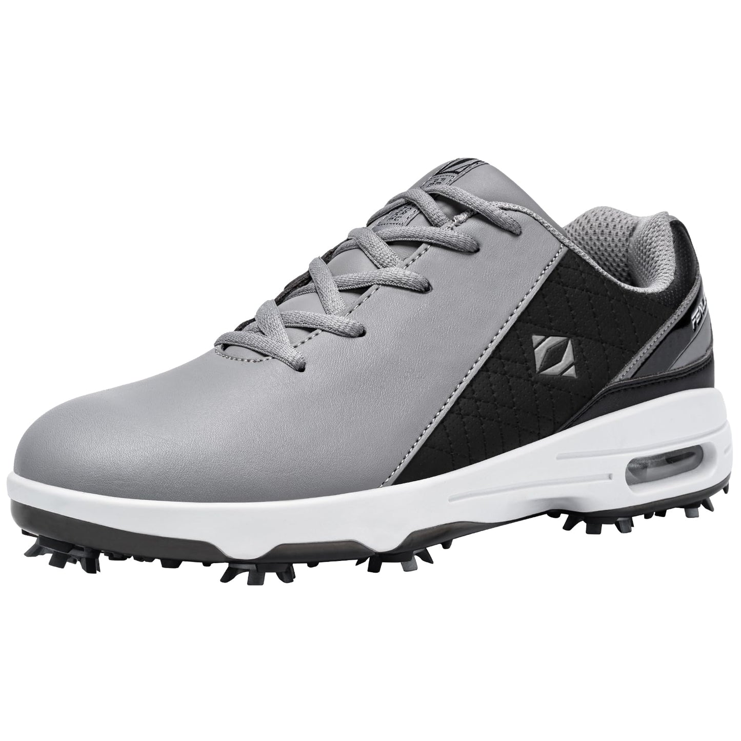 FENLERN Men's Golf Shoes Spiked Waterproof Comfortable Air Cushion F006