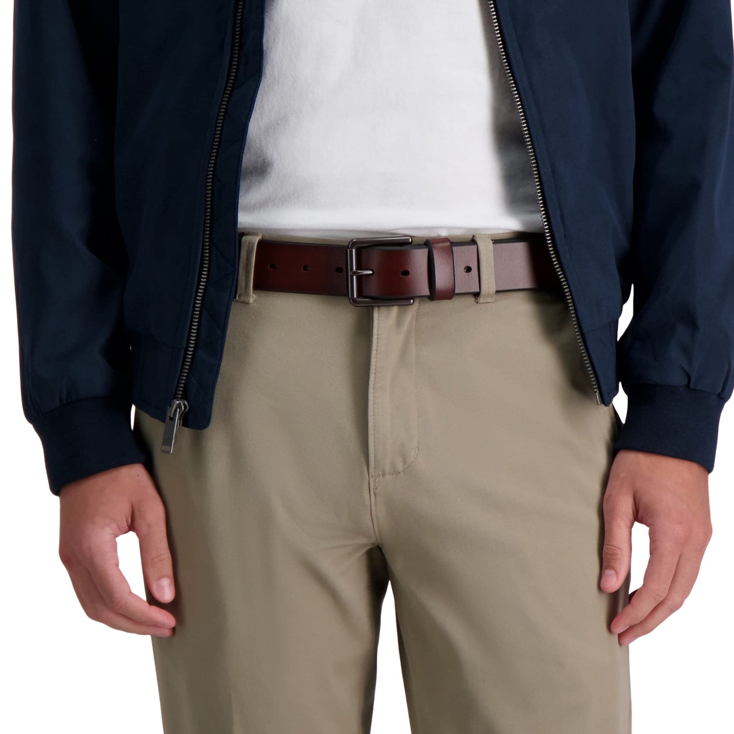 Dockers Men's Everyday Casual Belt with Classic Harness Buckle (Regular and Big & Tall Sizing)