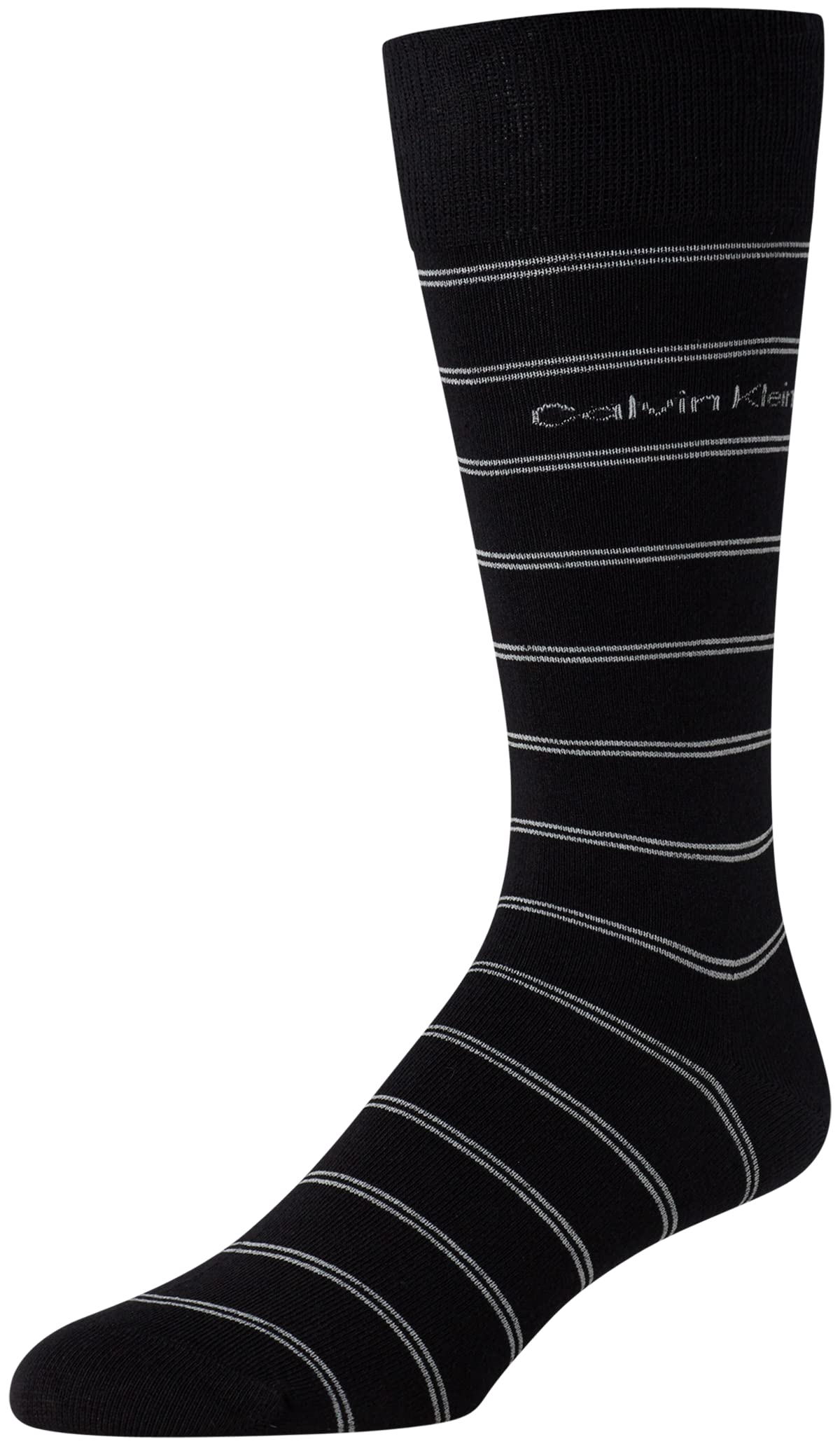 Calvin Klein Men's Dress Socks - Lightweight Cotton Blend Crew Socks (8 Pairs)