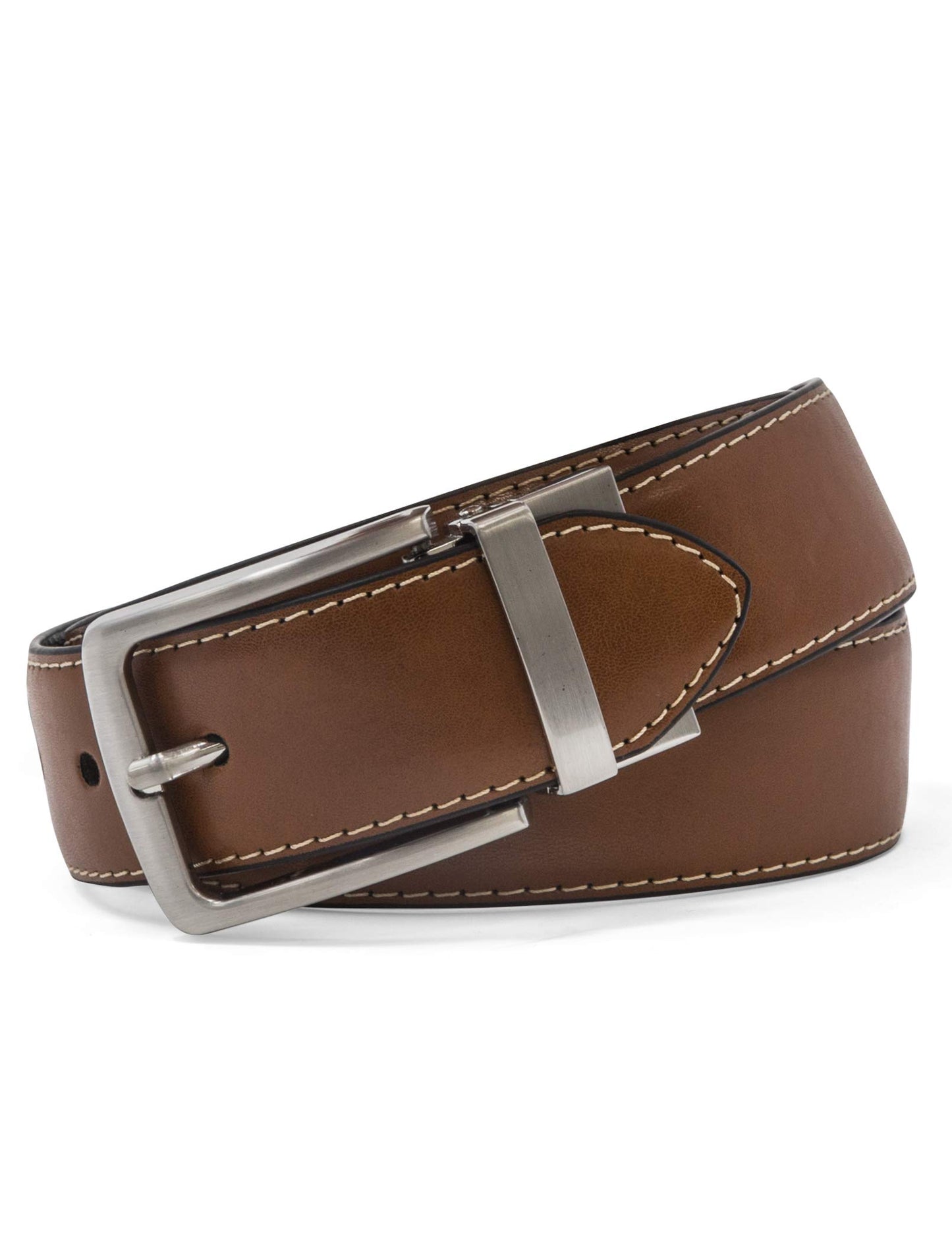 Steve Madden Men's Dress Casual Every Day Leather Belt