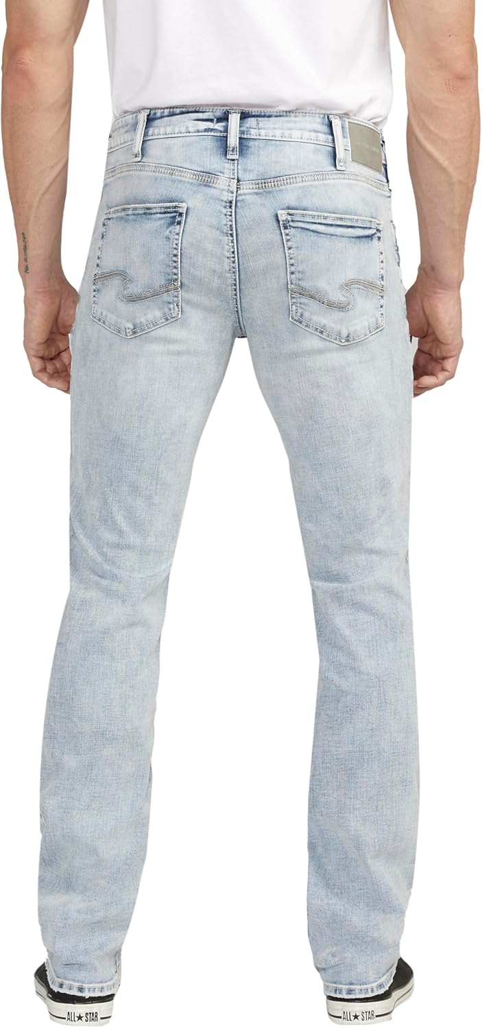 Silver Jeans Co. Men's Allan Slim Fit Straight Leg Jeans