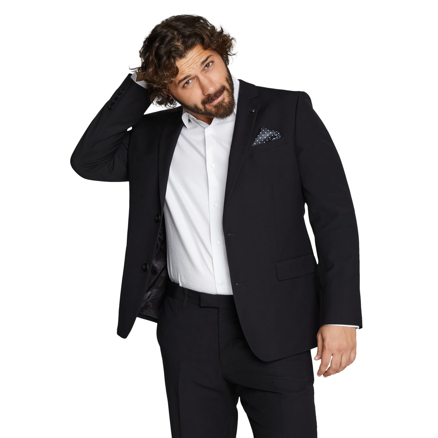 Johnny Bigg Men's Raymond Suit Jacket with Two- Button Closure | Big and Tall