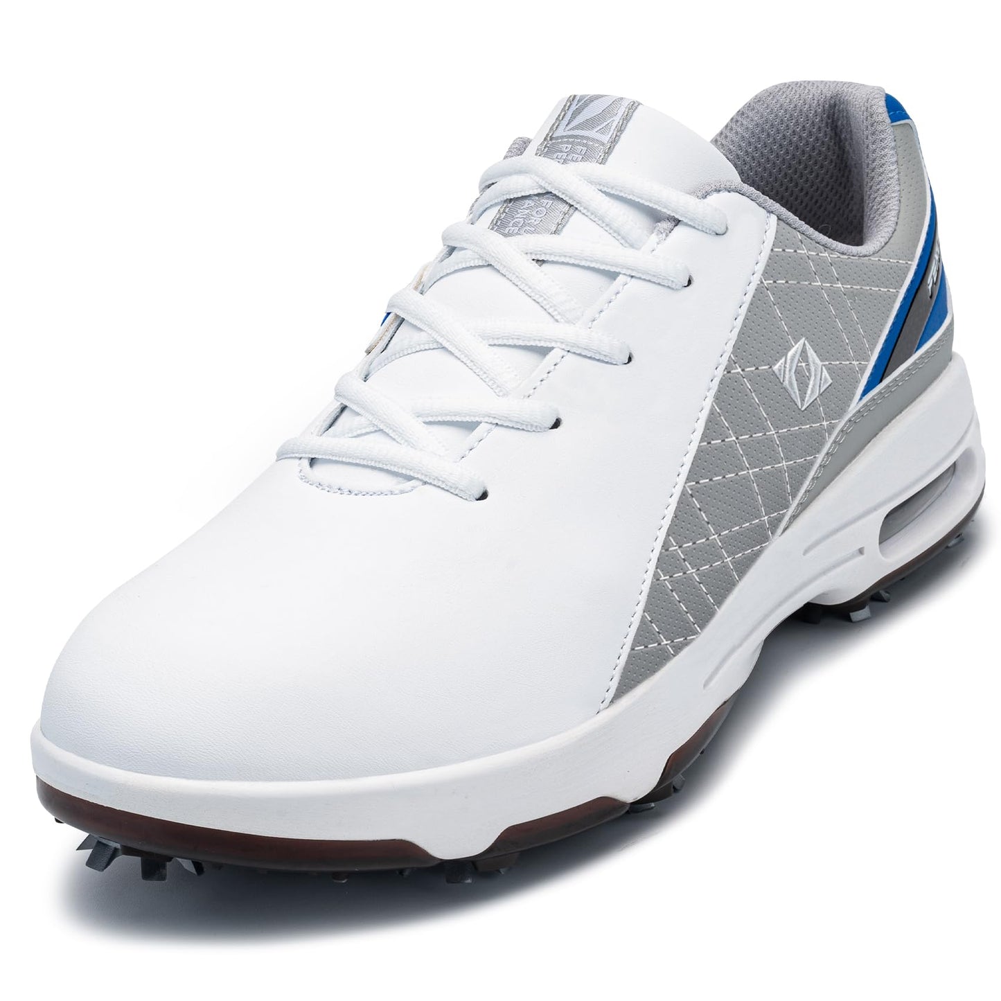 FENLERN Men's Golf Shoes Spiked Waterproof Comfortable Air Cushion F006