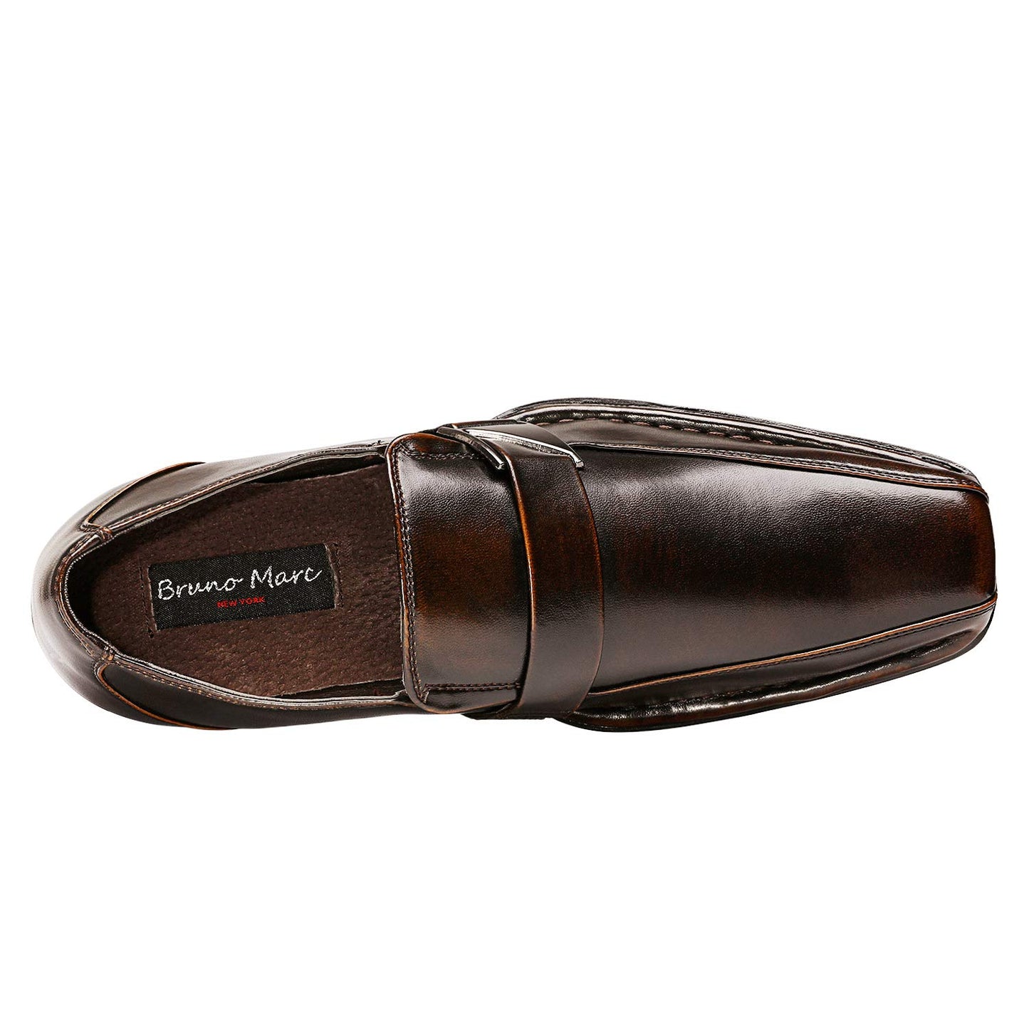 Bruno Marc Men's Giorgio Leather Lined Dress Loafers Shoes