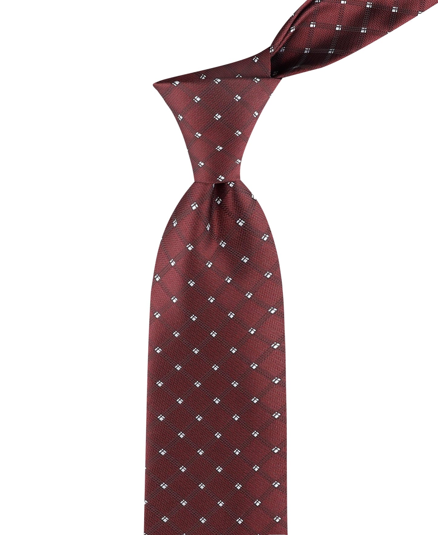 Haggar Mens Grid Pattern Self-tie Necktie