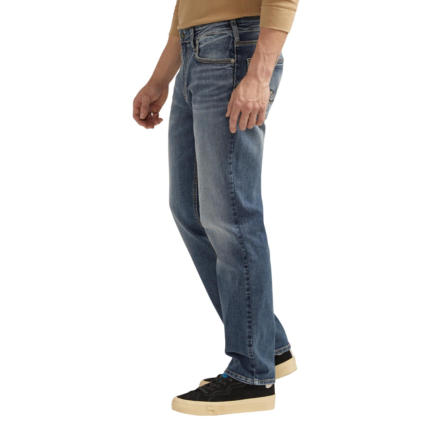 Silver Jeans Co. Men's Eddie Athletic Fit Tapered Leg Jeans