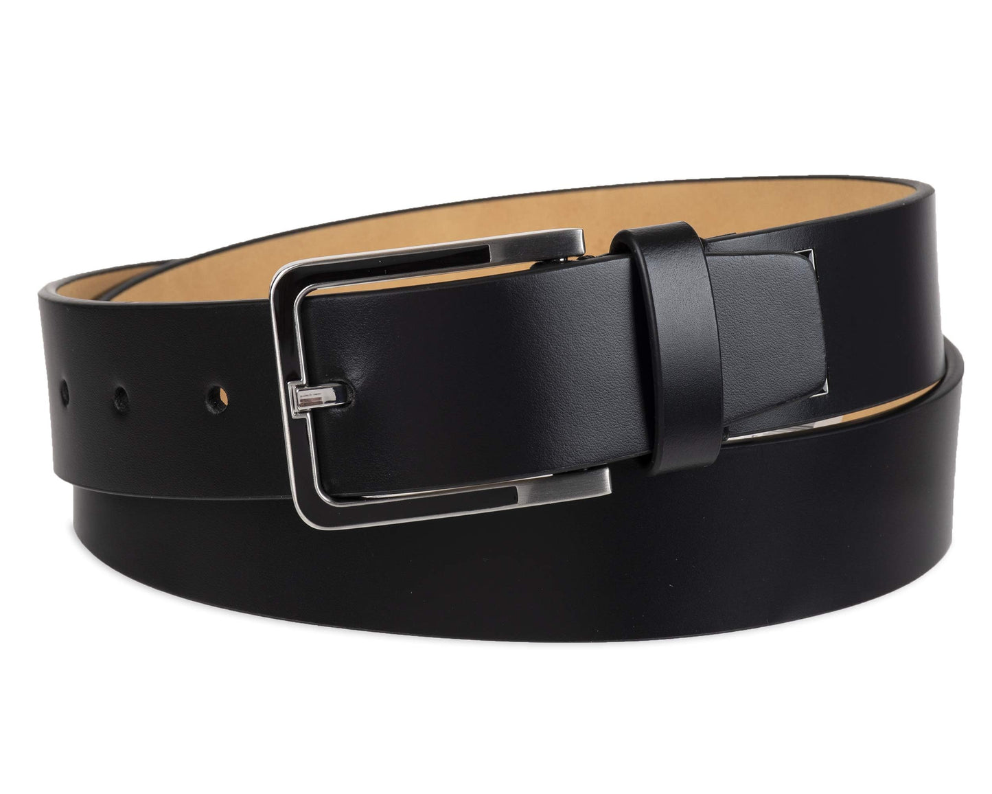 Calvin Klein Men's Modern Dress Minimalist Belt with Classic Harness Buckle